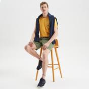 NAUTICA ERKEK SARI BASKILI KISA KOLLU T-SHIRT
