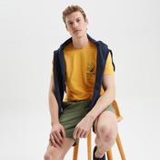 NAUTICA ERKEK SARI BASKILI KISA KOLLU T-SHIRT