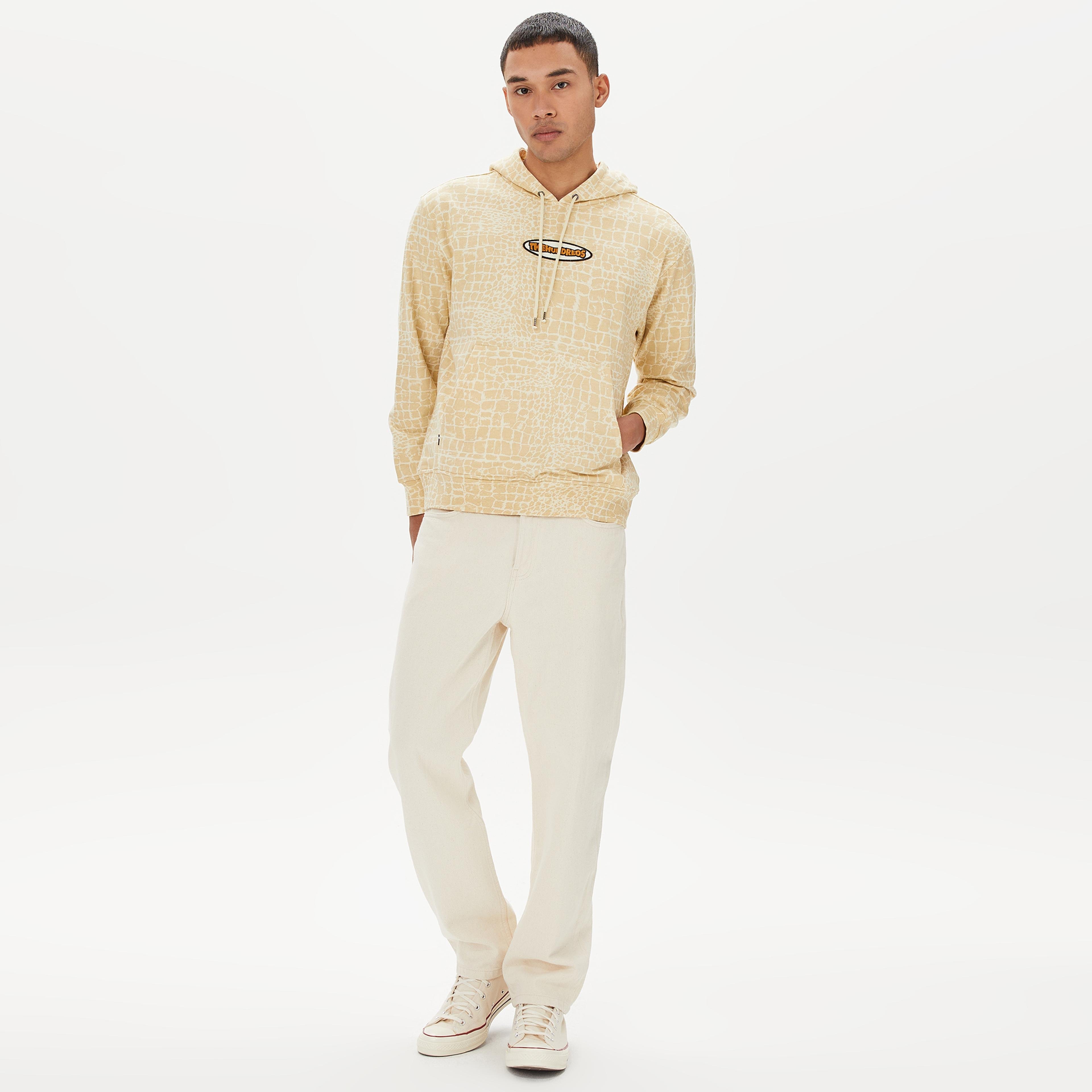 The Hundreds Croc Pullover Erkek Beyaz Sweatshirt