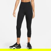 Nike One Dri-FIT High-Rise Crop Kadın Siyah Tayt