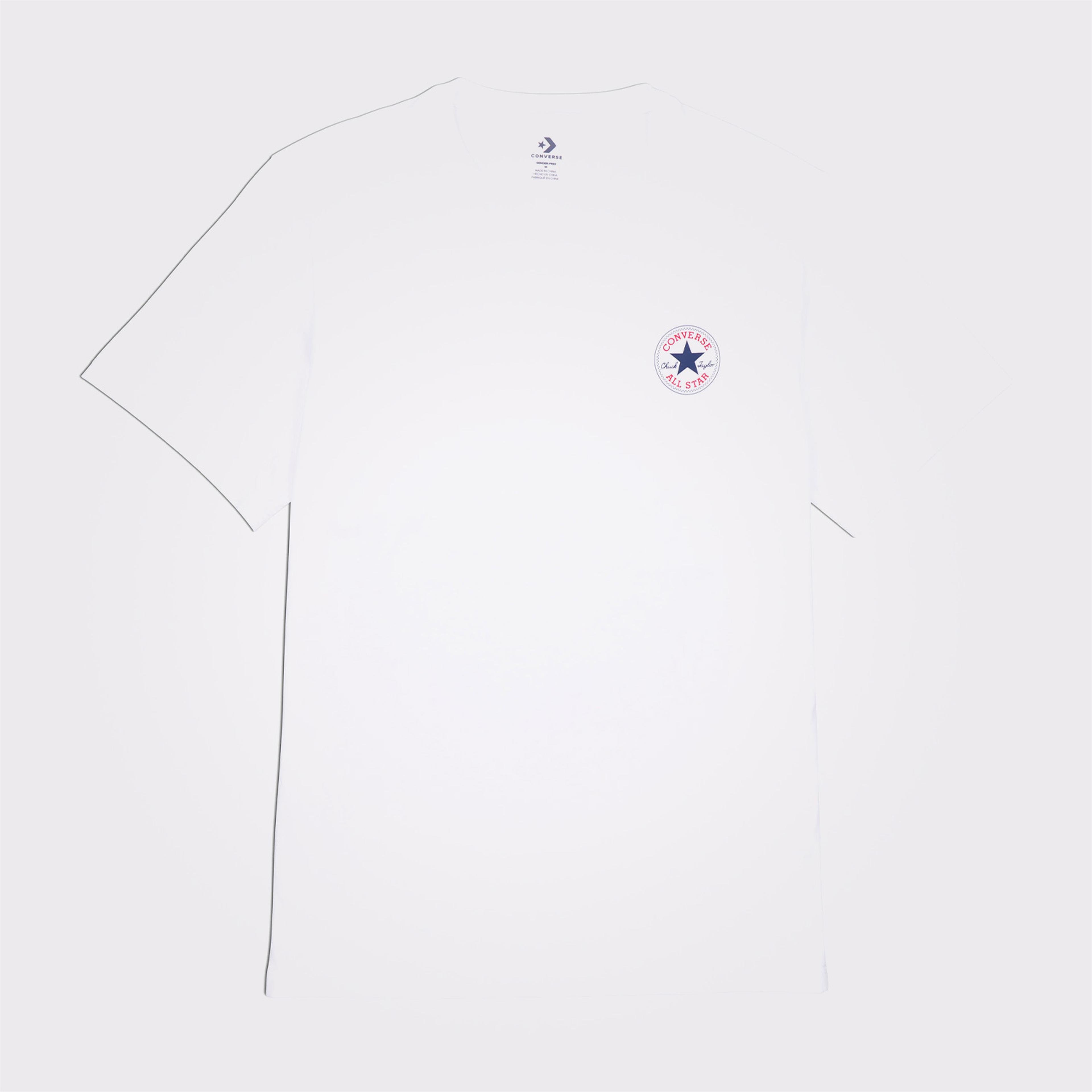 Converse Go-To Mini Patch Unisex Beyaz T-Shirt