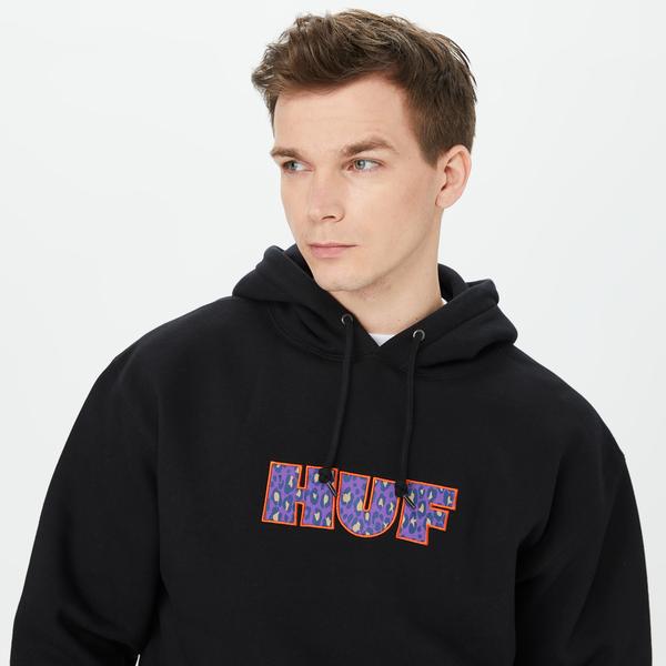 HUF Cheata Erkek Siyah Hoodie_3