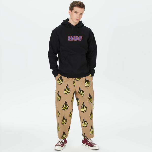 HUF Cheata Erkek Siyah Hoodie_2