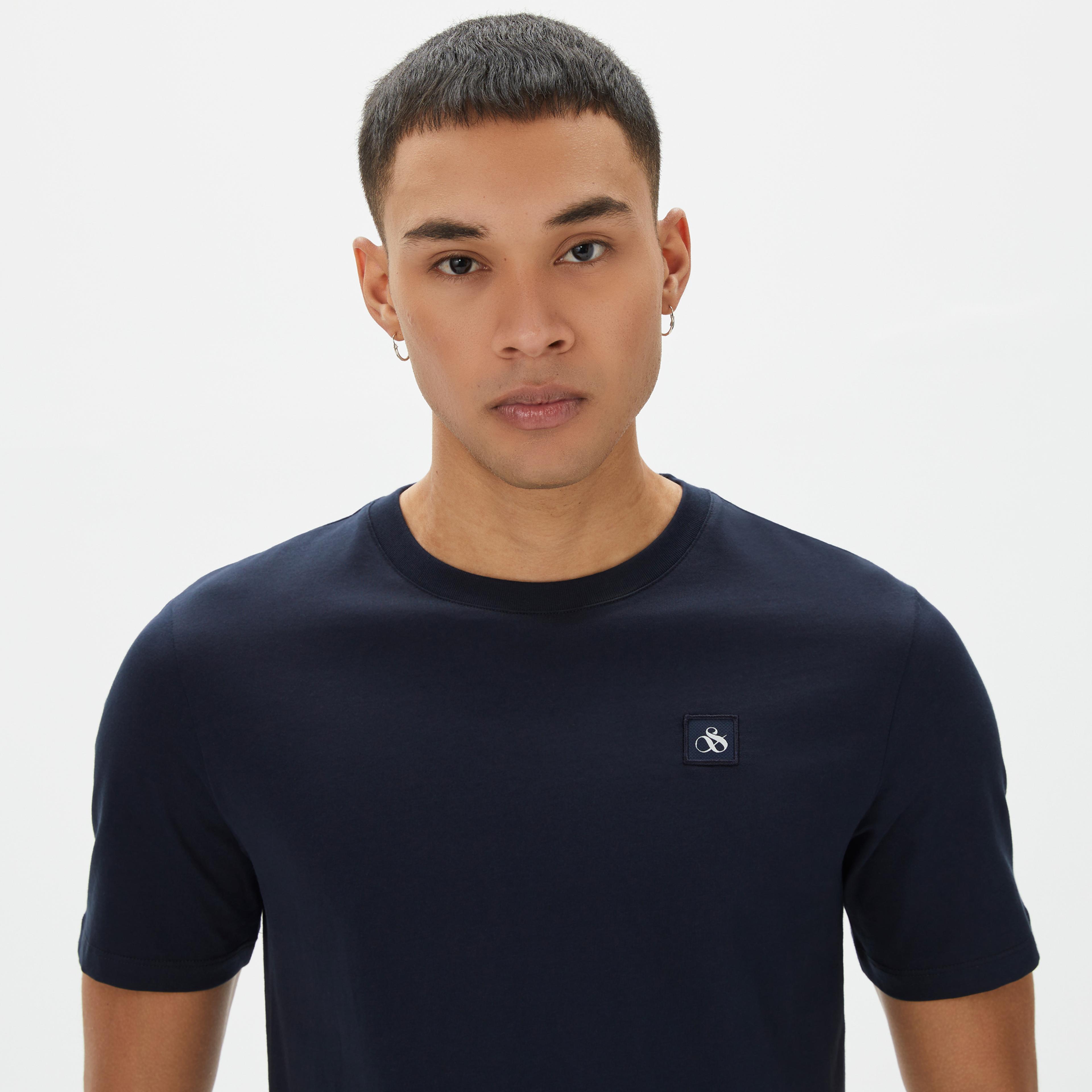 Scotch & Soda Erkek Siyah T-Shirt
