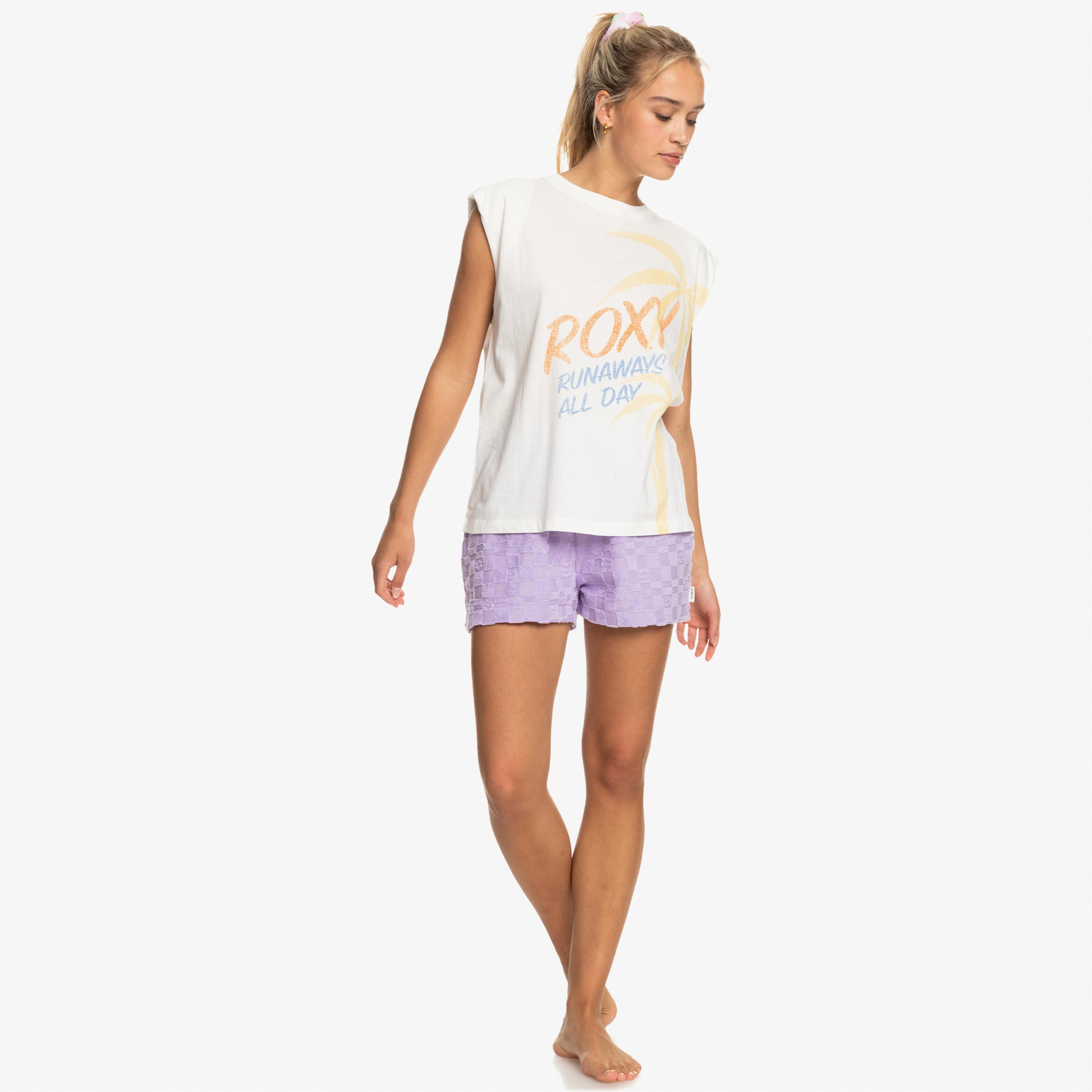 Quiksilver Smell Of Sea Kadın Beyaz T-Shirt