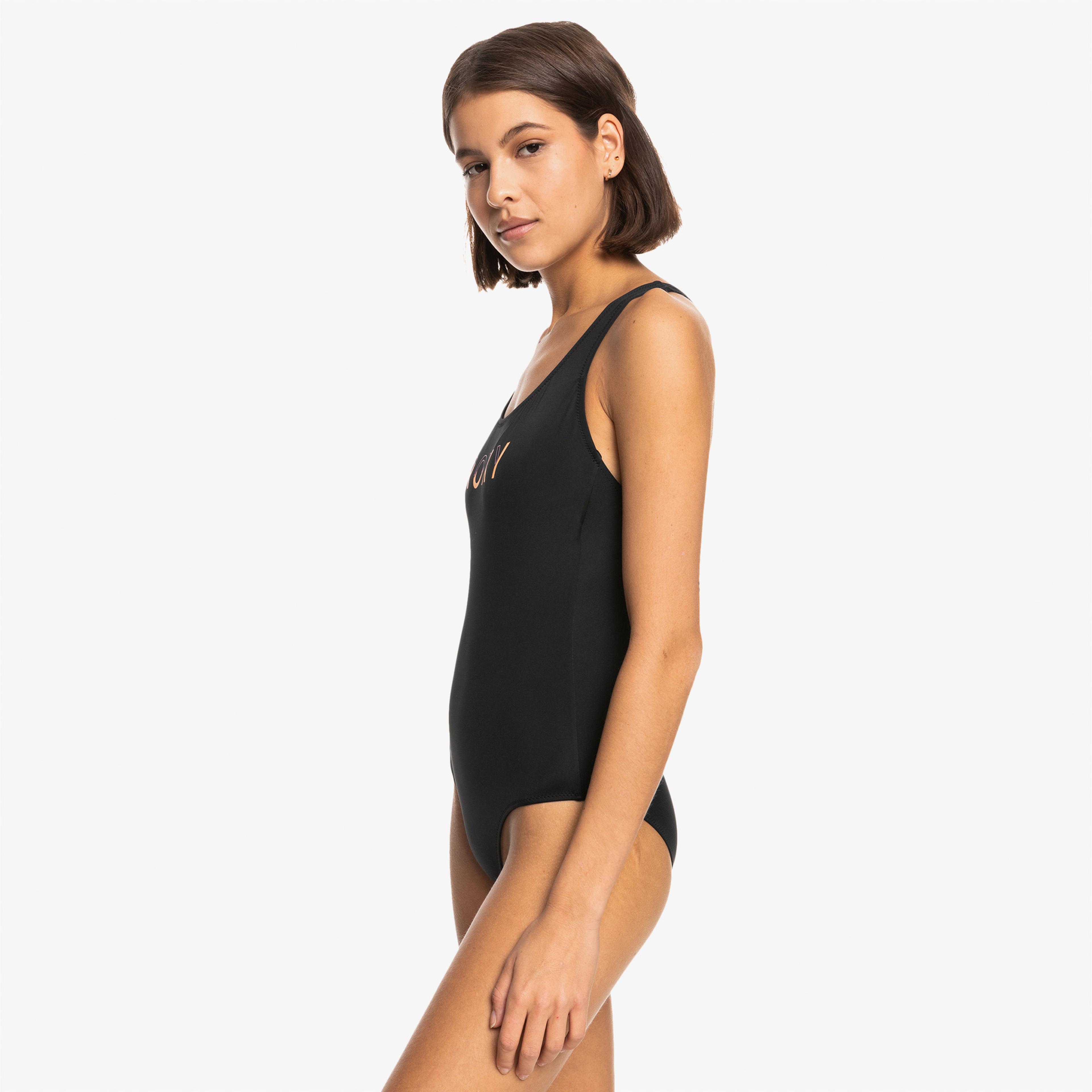 Quiksilver Roxy Active Basic Kadın Siyah Mayo
