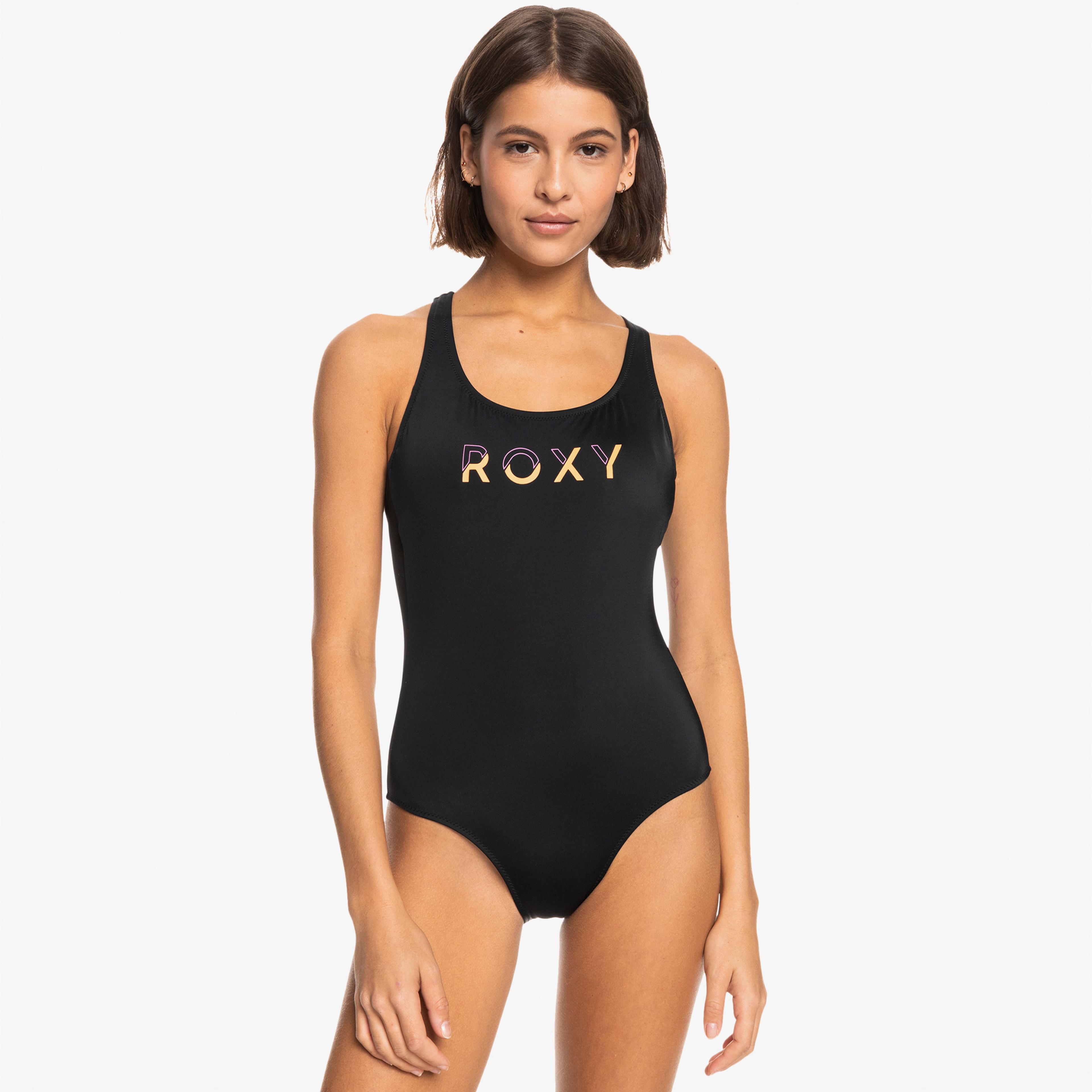 Quiksilver Roxy Active Basic Kadın Siyah Mayo