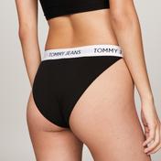 Tommy Jeans Tanga Kadın Siyah Külot