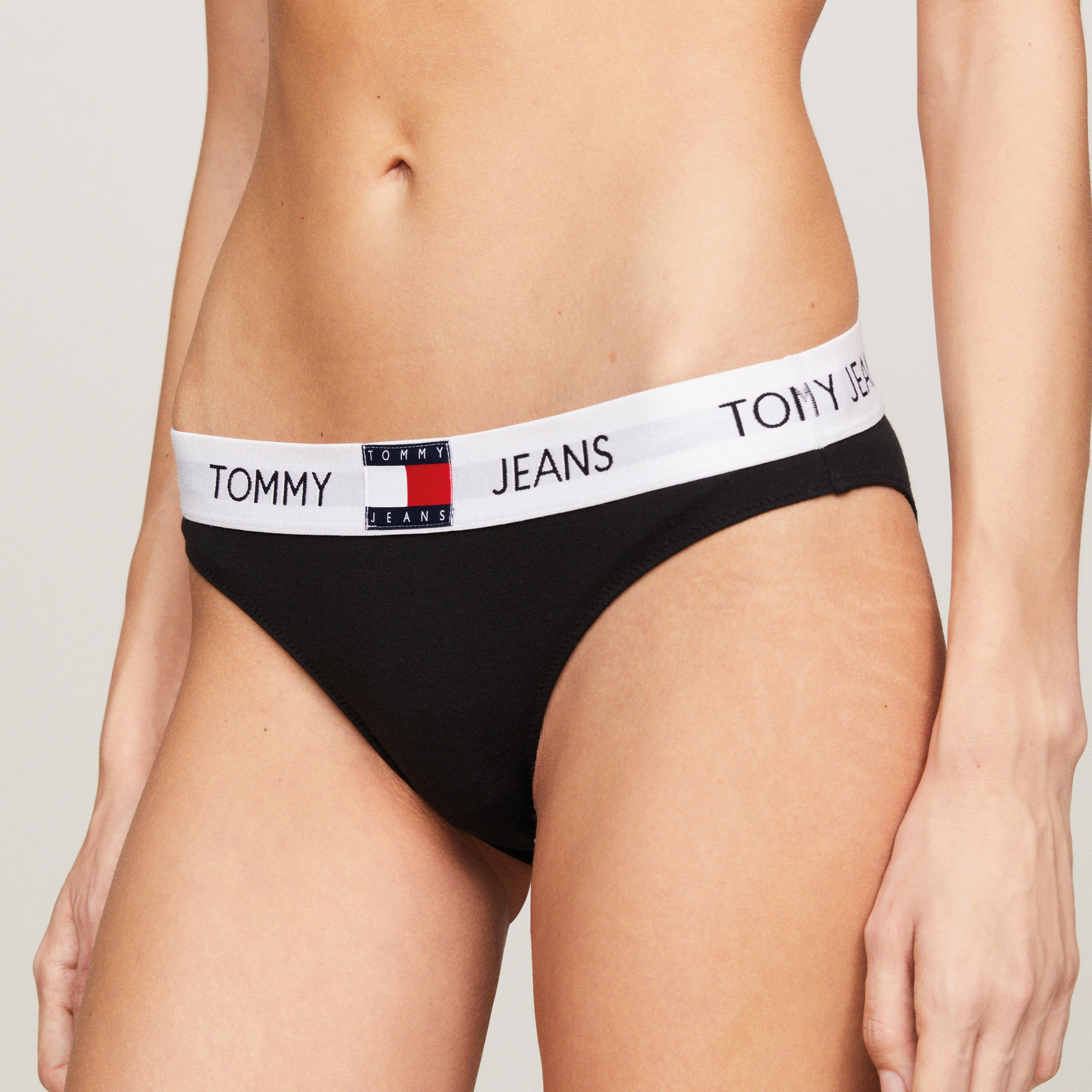 Tommy Jeans Bikini Kadın Siyah Külot