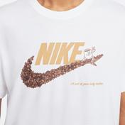 Nike Sportswear Coffee Swoosh Graphic Erkek Beyaz T-Shirt