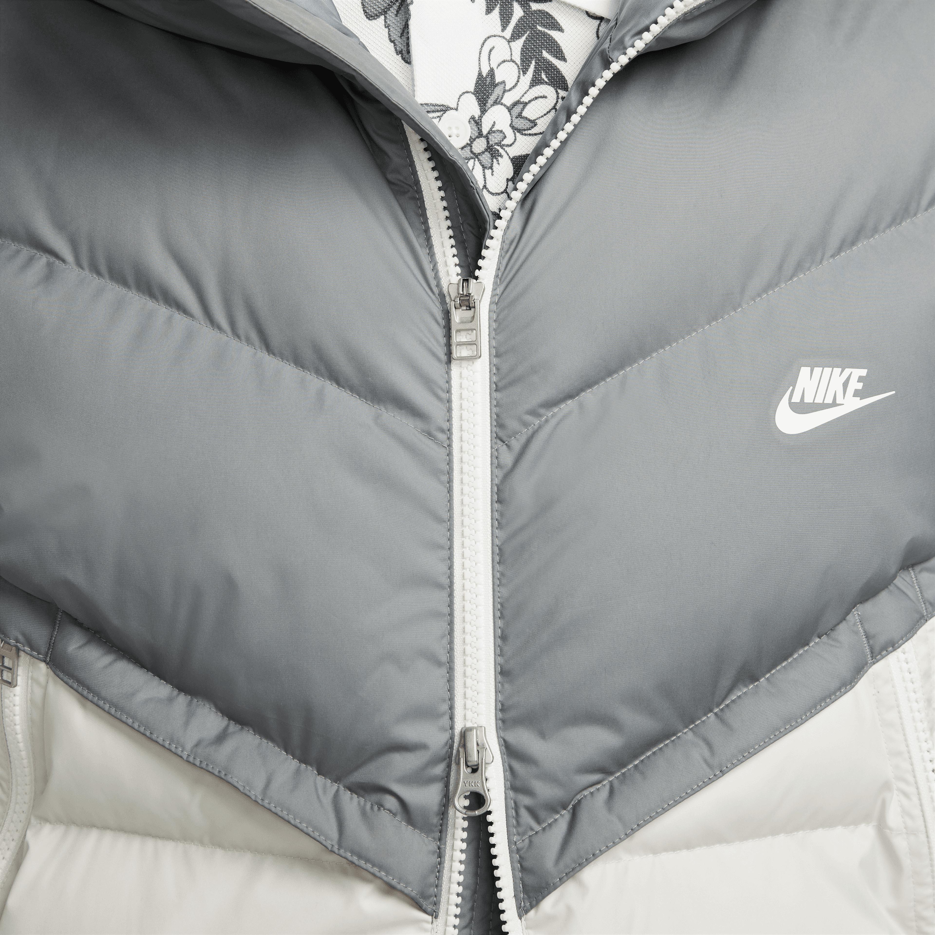 Nike Sportswear Storm-fıt Windrunner Erkek Gri/Beyaz Mont