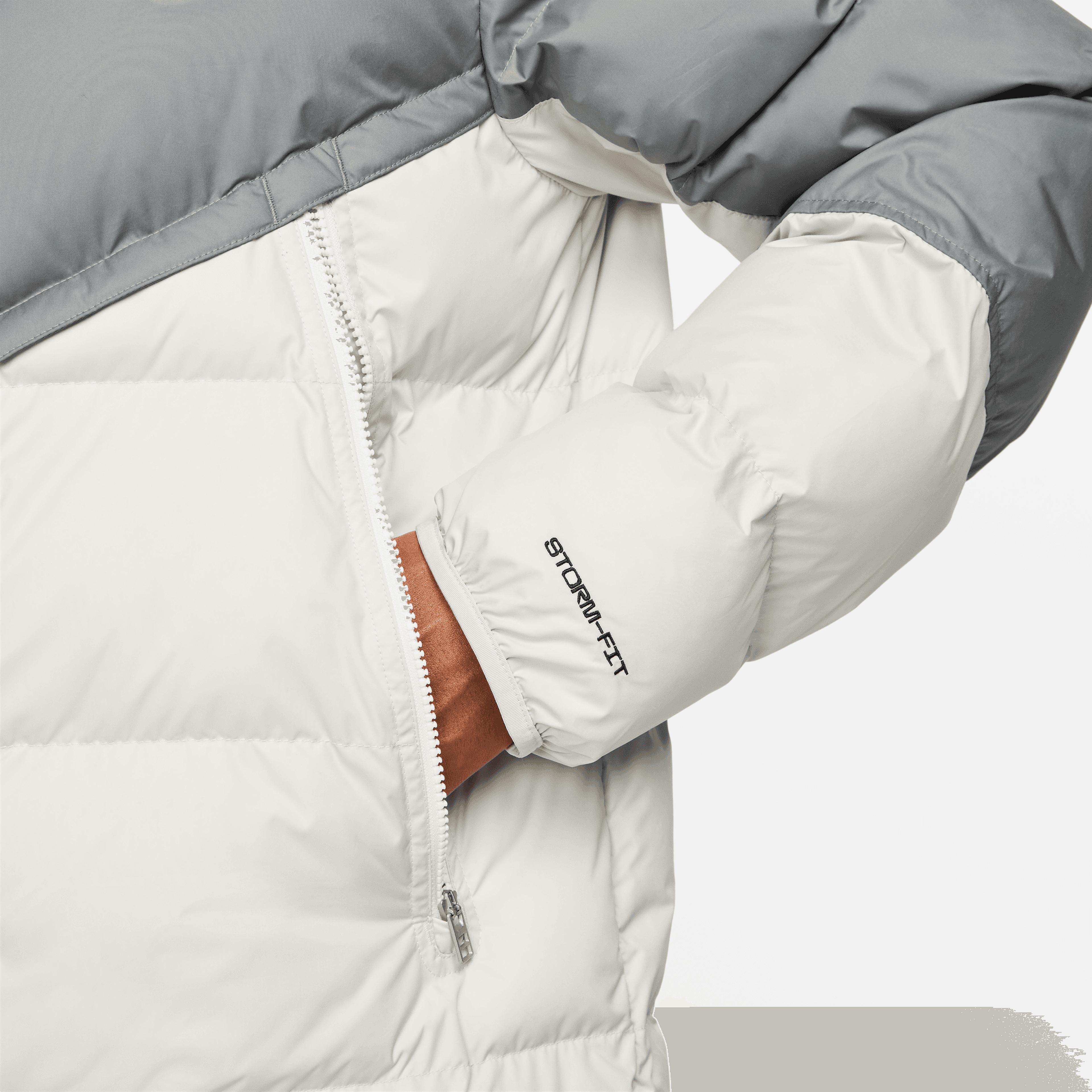Nike Sportswear Storm-fıt Windrunner Erkek Gri/Beyaz Mont