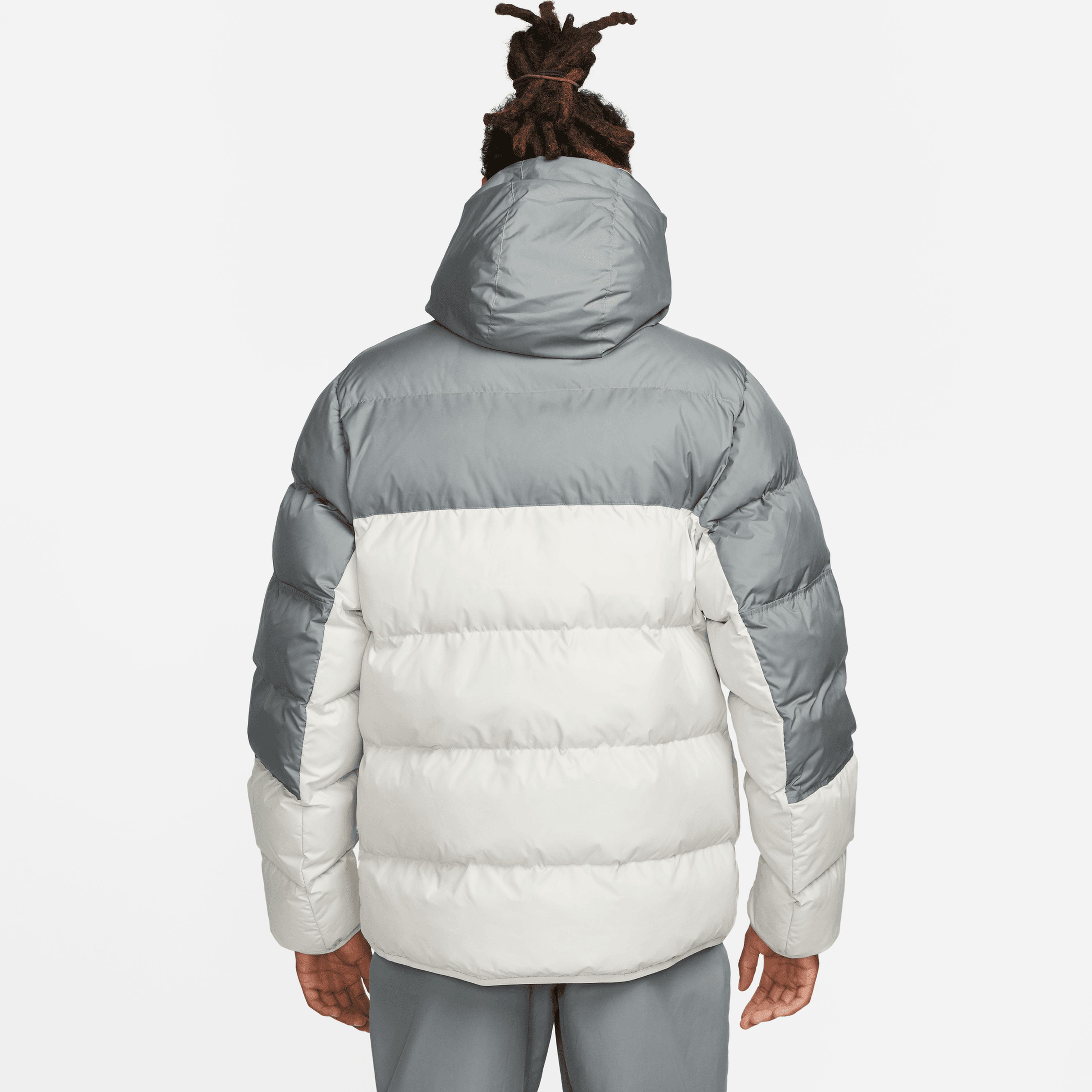 Nike Sportswear Storm-fıt Windrunner Erkek Gri/Beyaz Mont