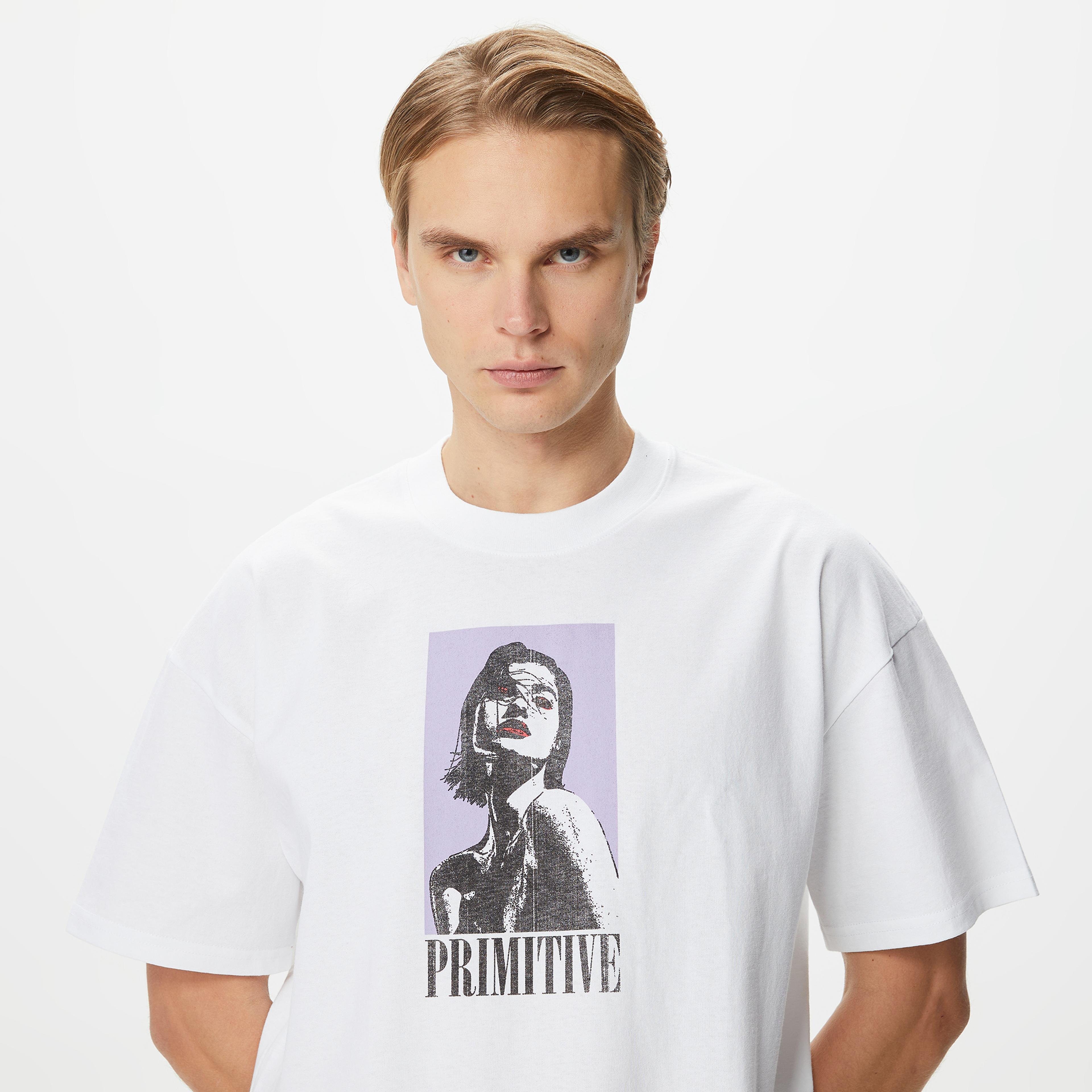 Primitive Disclosure HW Erkek Beyaz T-Shirt