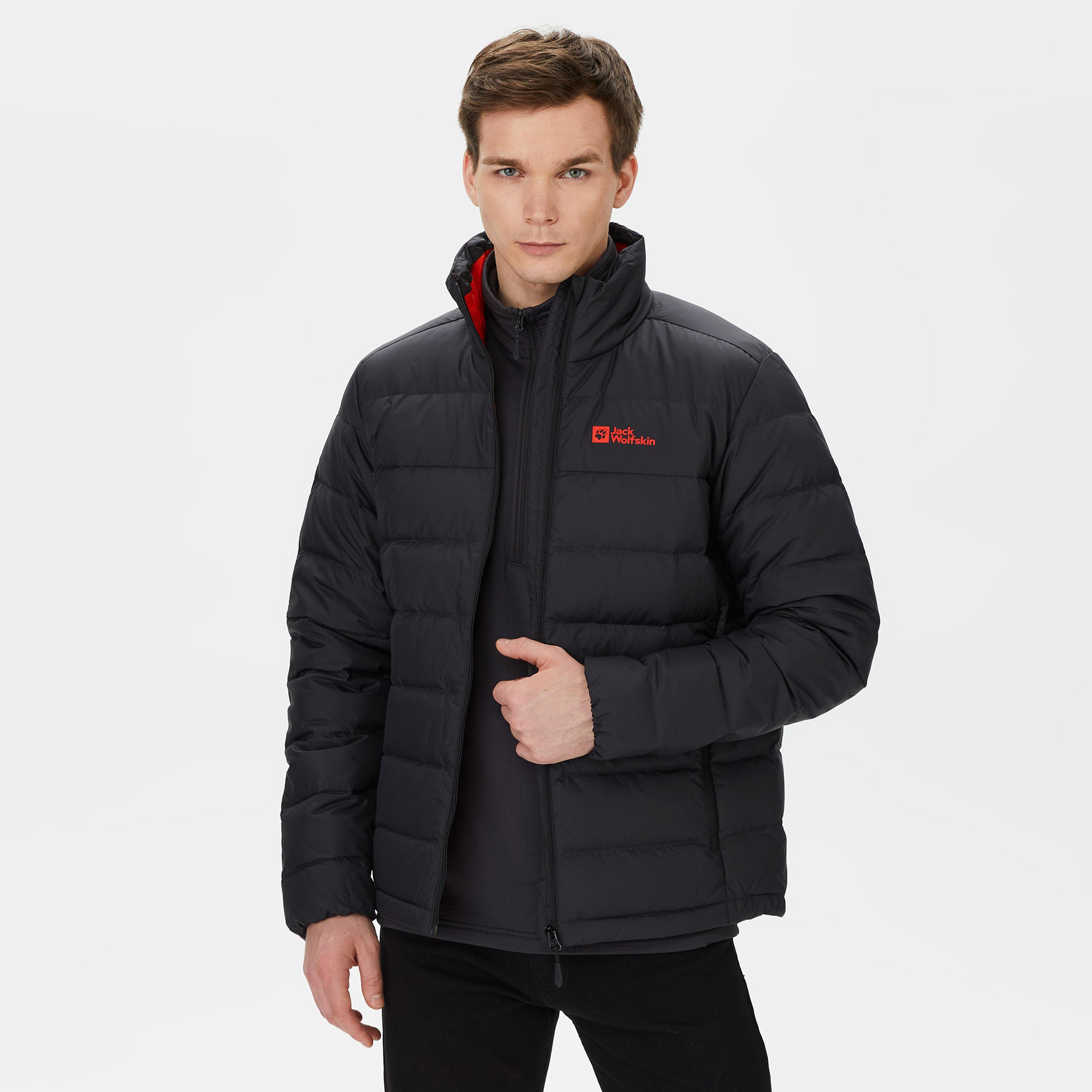 Jack Wolfskin Ather Down Erkek Gri Mont
