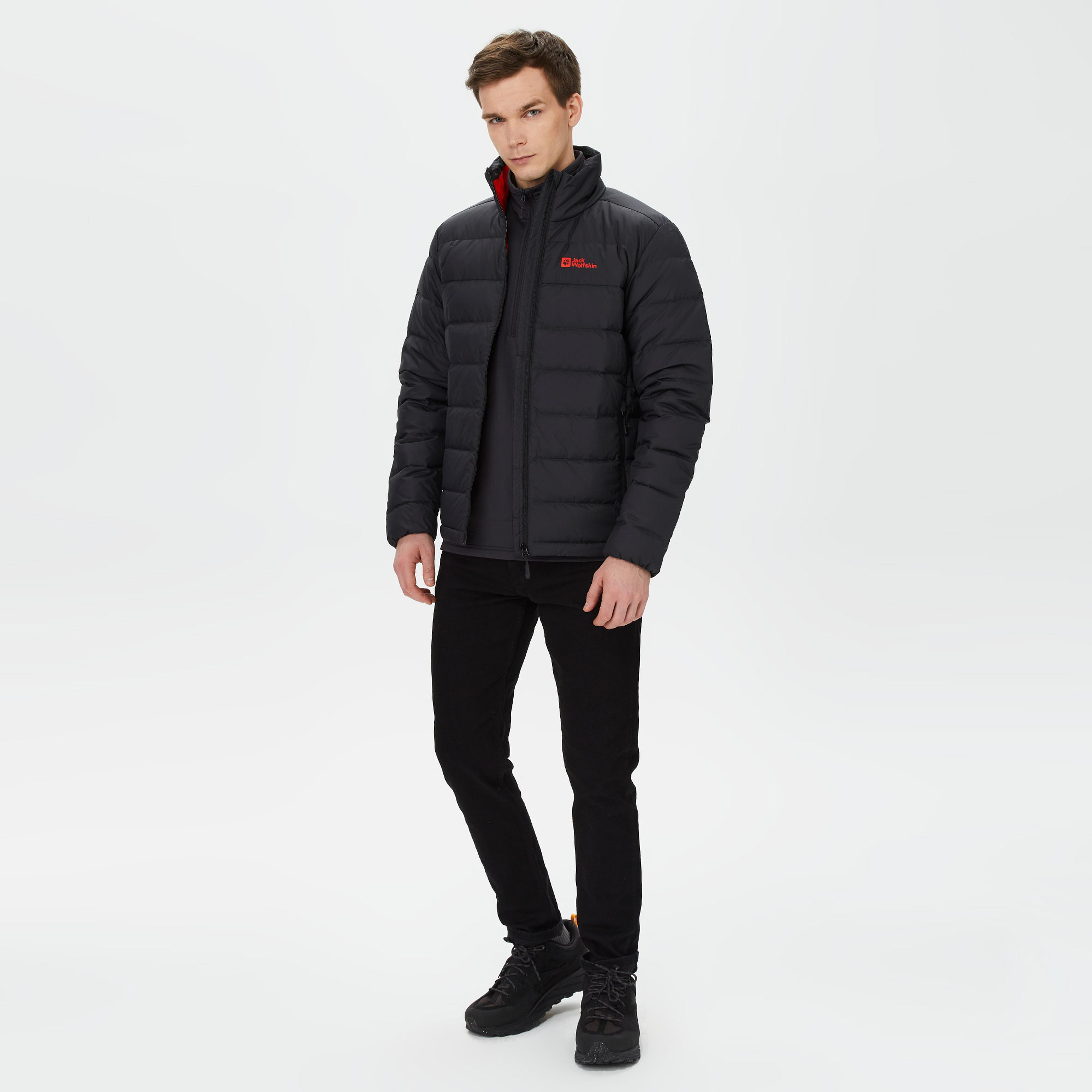 Jack Wolfskin Ather Down Erkek Gri Mont