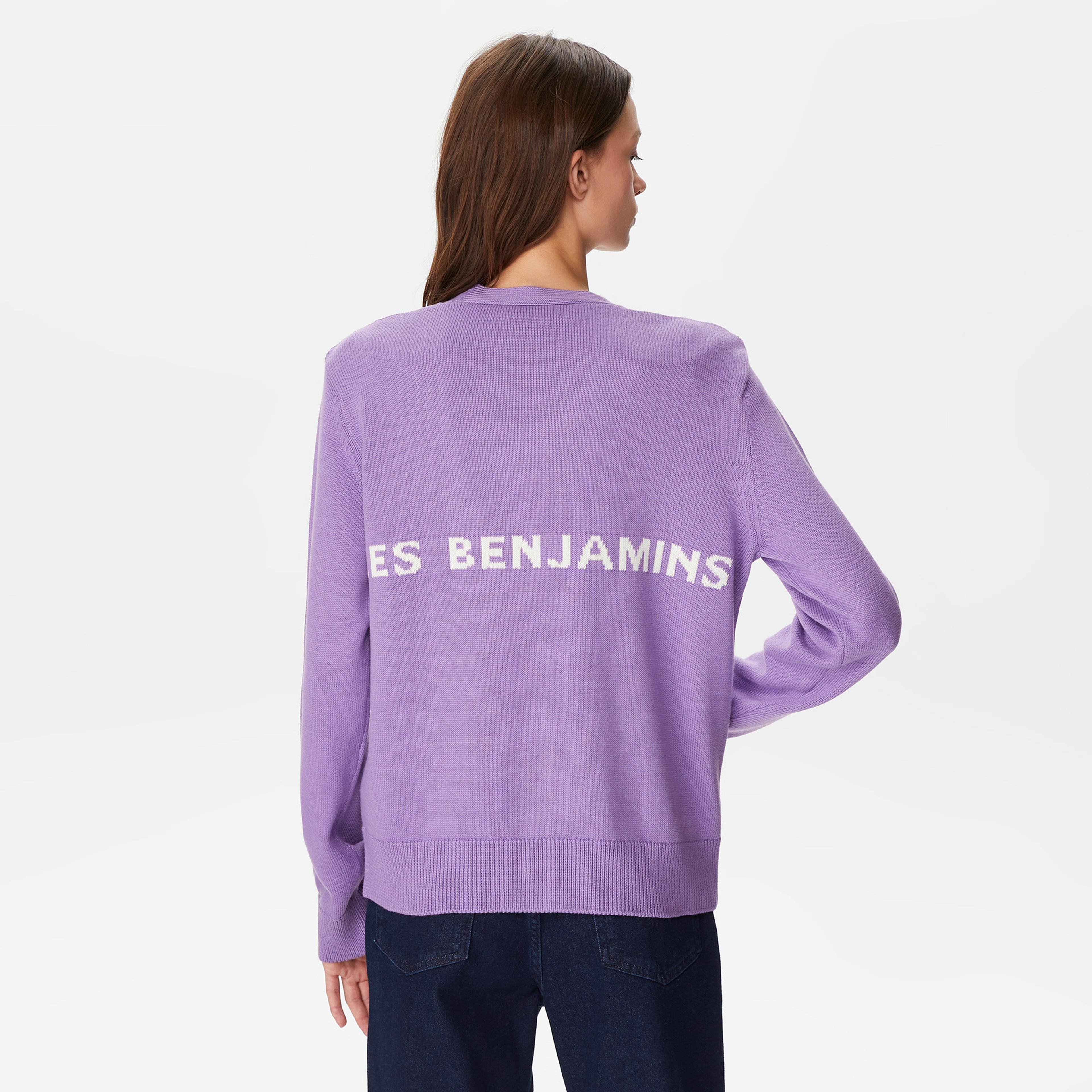 Les Benjamins Essential Kadın Mor Hırka