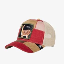 Goorin Bros Cap Corduroy Unisex Krem/Kırmızı Şapka