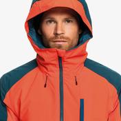 Quiksilver Mission Block Erkek Turuncu Kayak Montu