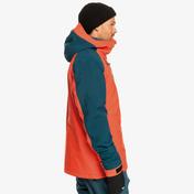 Quiksilver Mission Block Erkek Turuncu Kayak Montu