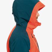 Quiksilver Mission Block Erkek Turuncu Kayak Montu