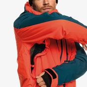 Quiksilver Mission Block Erkek Turuncu Kayak Montu