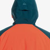 Quiksilver Mission Block Erkek Turuncu Kayak Montu