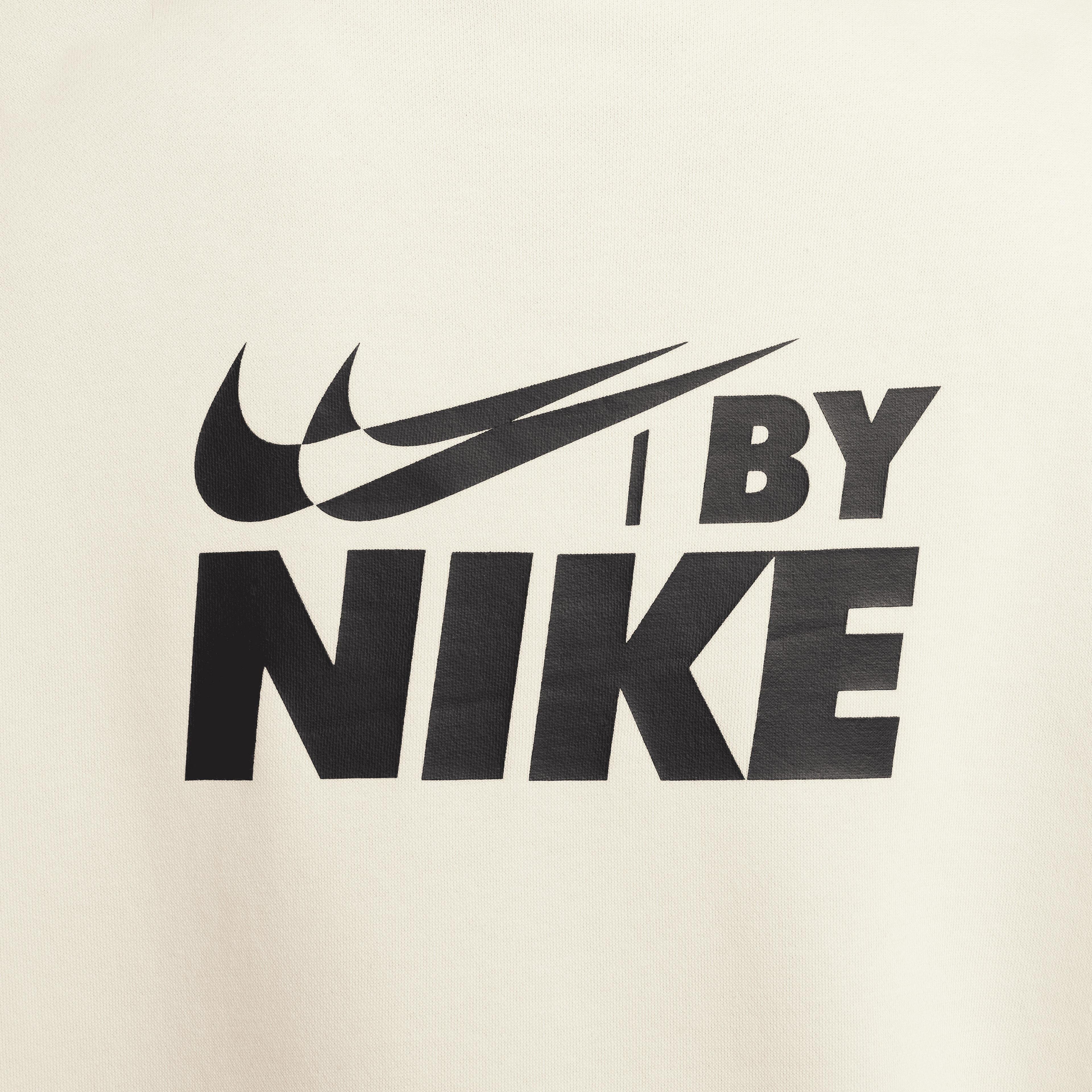 Nike Sportswear Oversized 1/4-Zip Fleece Top Kadın Beyaz Sweatshirt