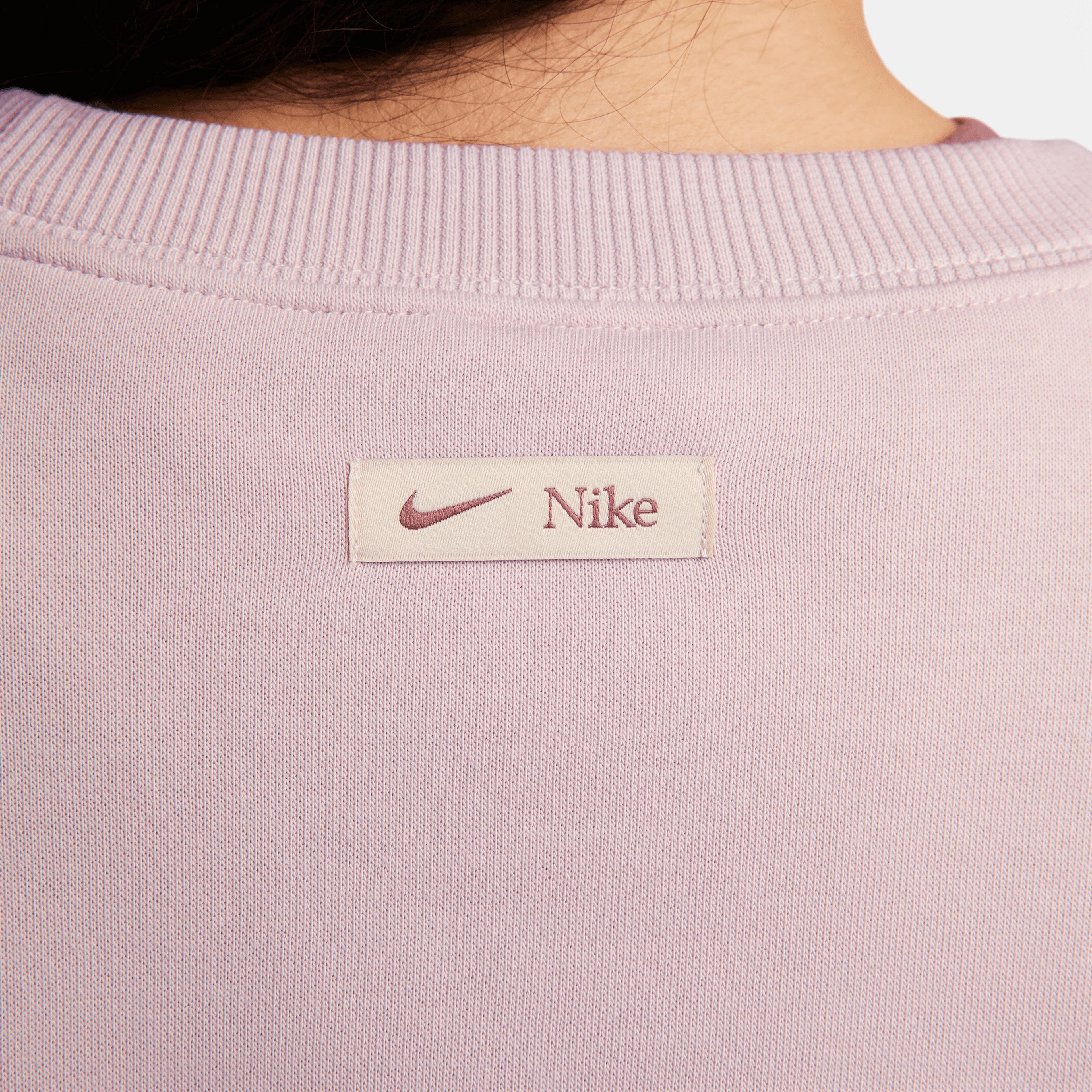 Nike Sportswear Phoenix Fleece Sportswear Kadın Pembe Sweatshirt