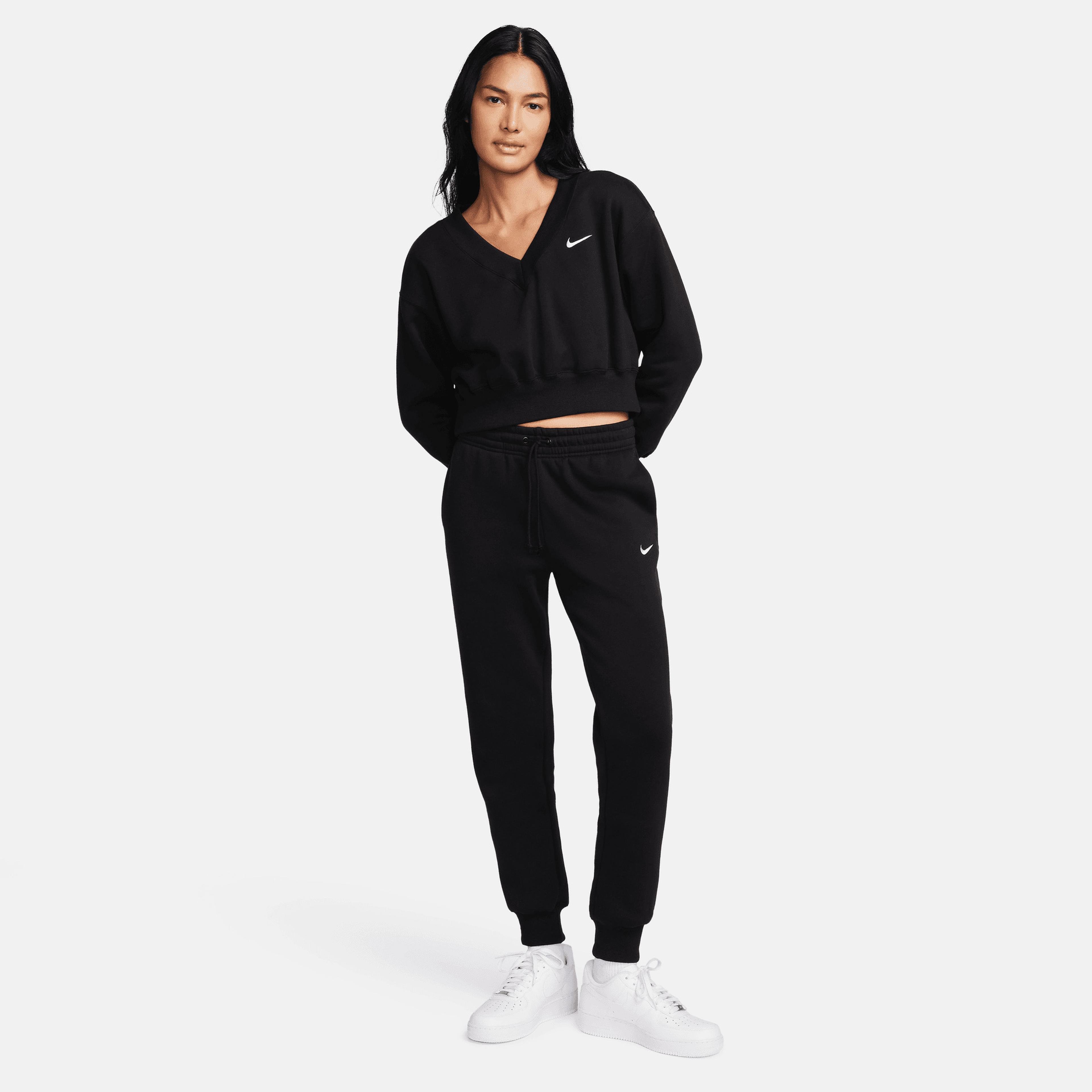 Nike Sportswear Phoenix Fleece Sportswear Kadın Siyah Eşofman Altı