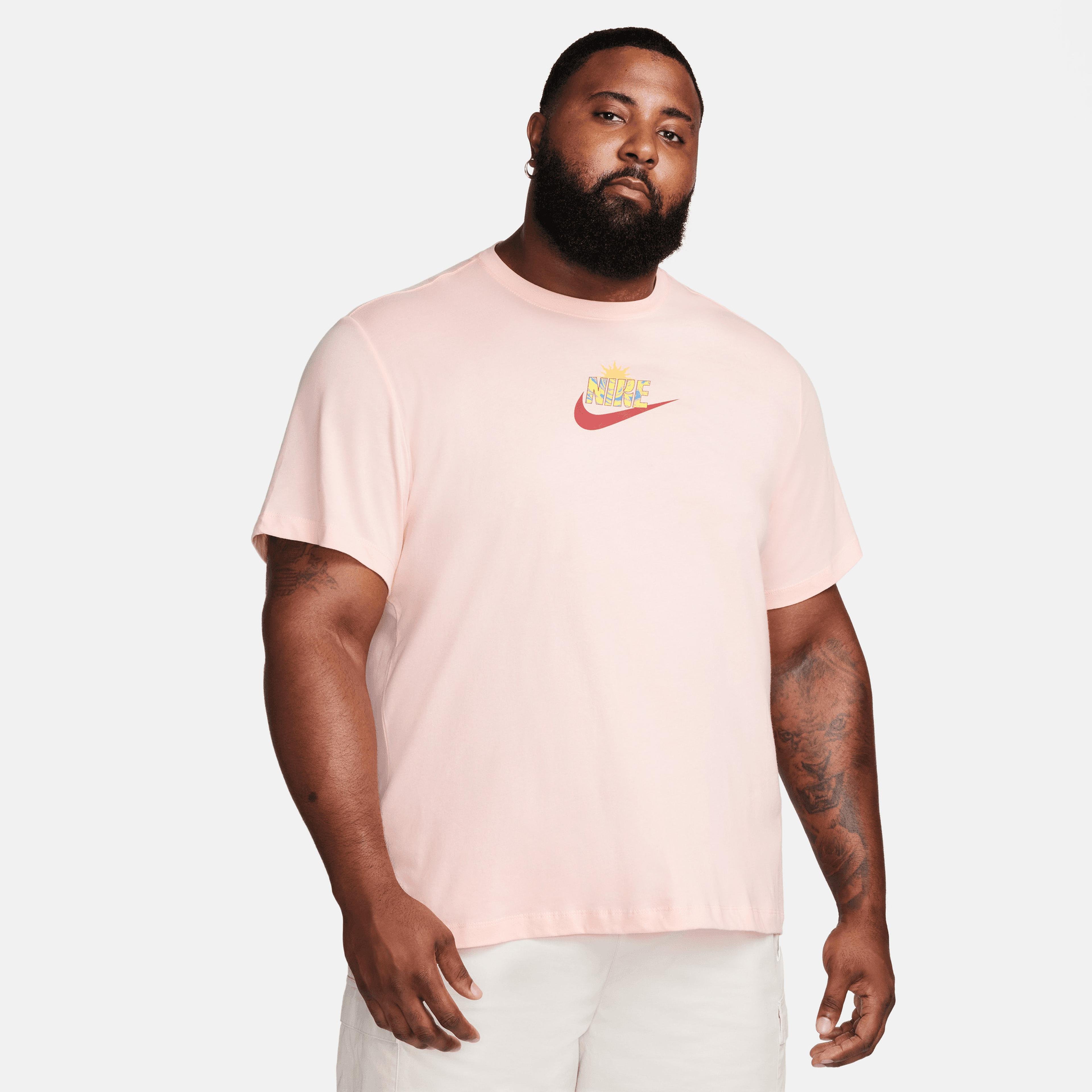 Nike Sportswear Erkek Pembe T-Shirt