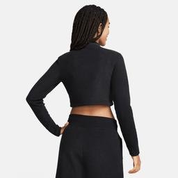 Nike Sportswear Phoenix Plush Kadın Siyah Sweatshirt