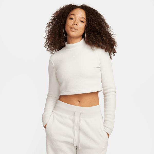 Nike Sportswear Phoenix Plush Kadın Krem Sweatshirt