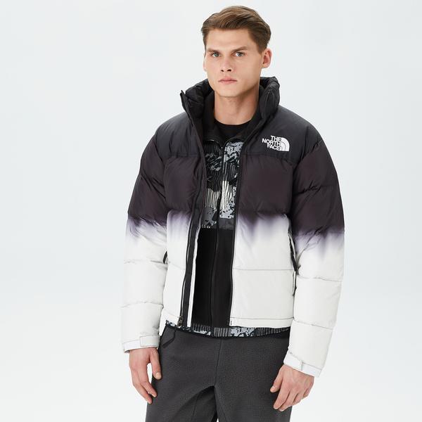 The North Face 96 Nuptse Dip Dye Erkek Siyah Mont