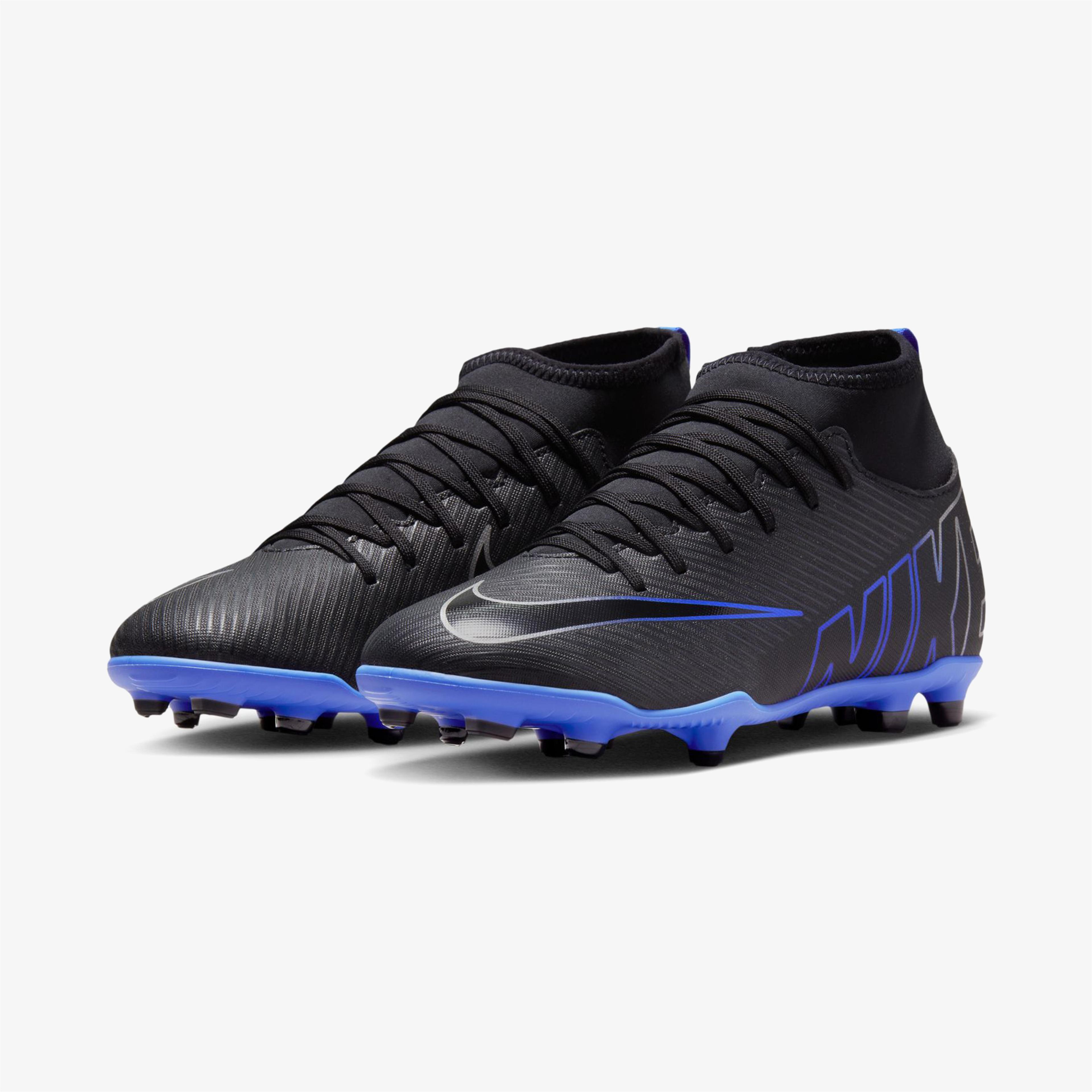 Nike Mercurial Superfly 9 Club Çocuk Siyah Çim Saha Kramponu