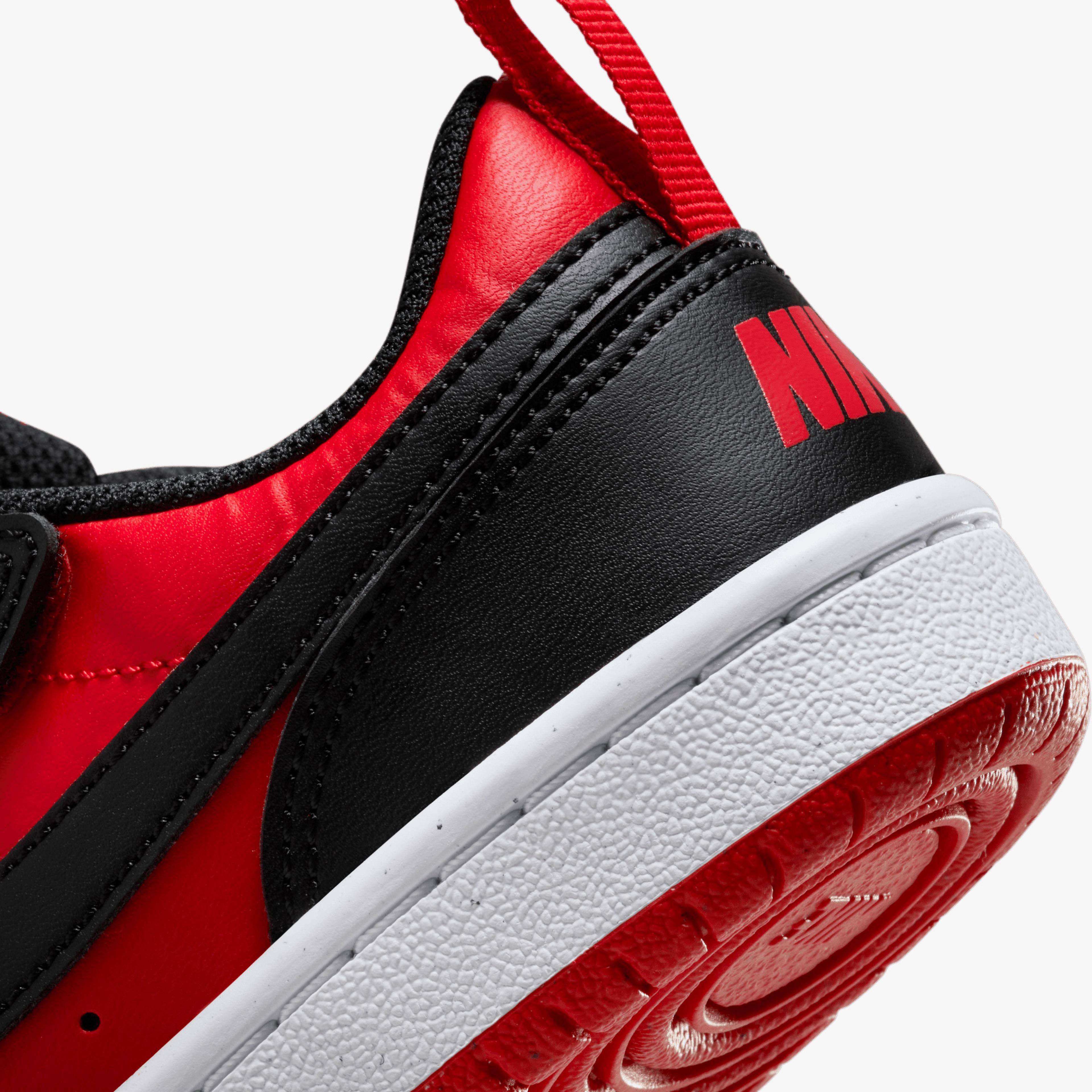 Nike Court Borough Low Recraft Çocuk Kırmızı Sneaker