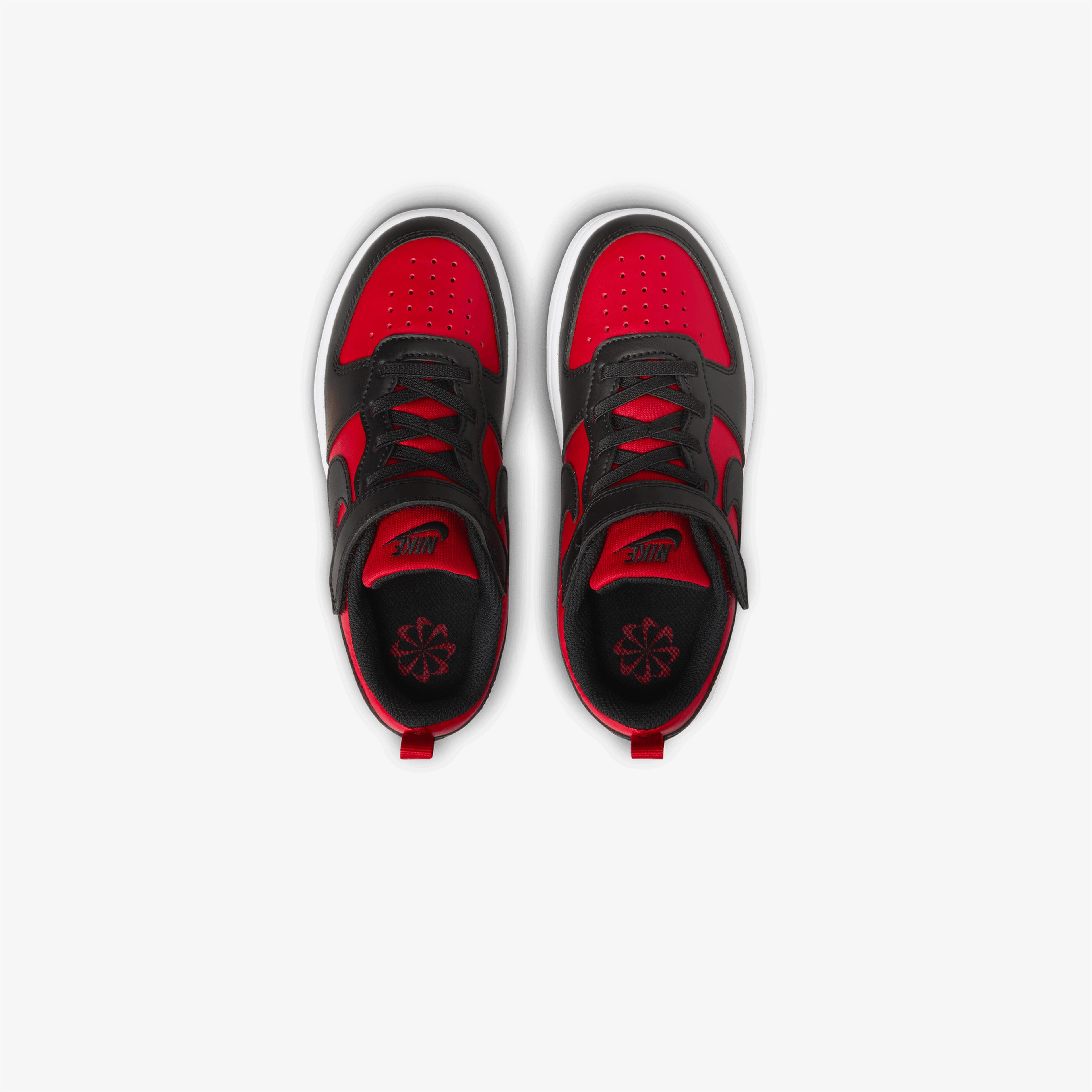 Nike Court Borough Low Recraft Çocuk Kırmızı Sneaker