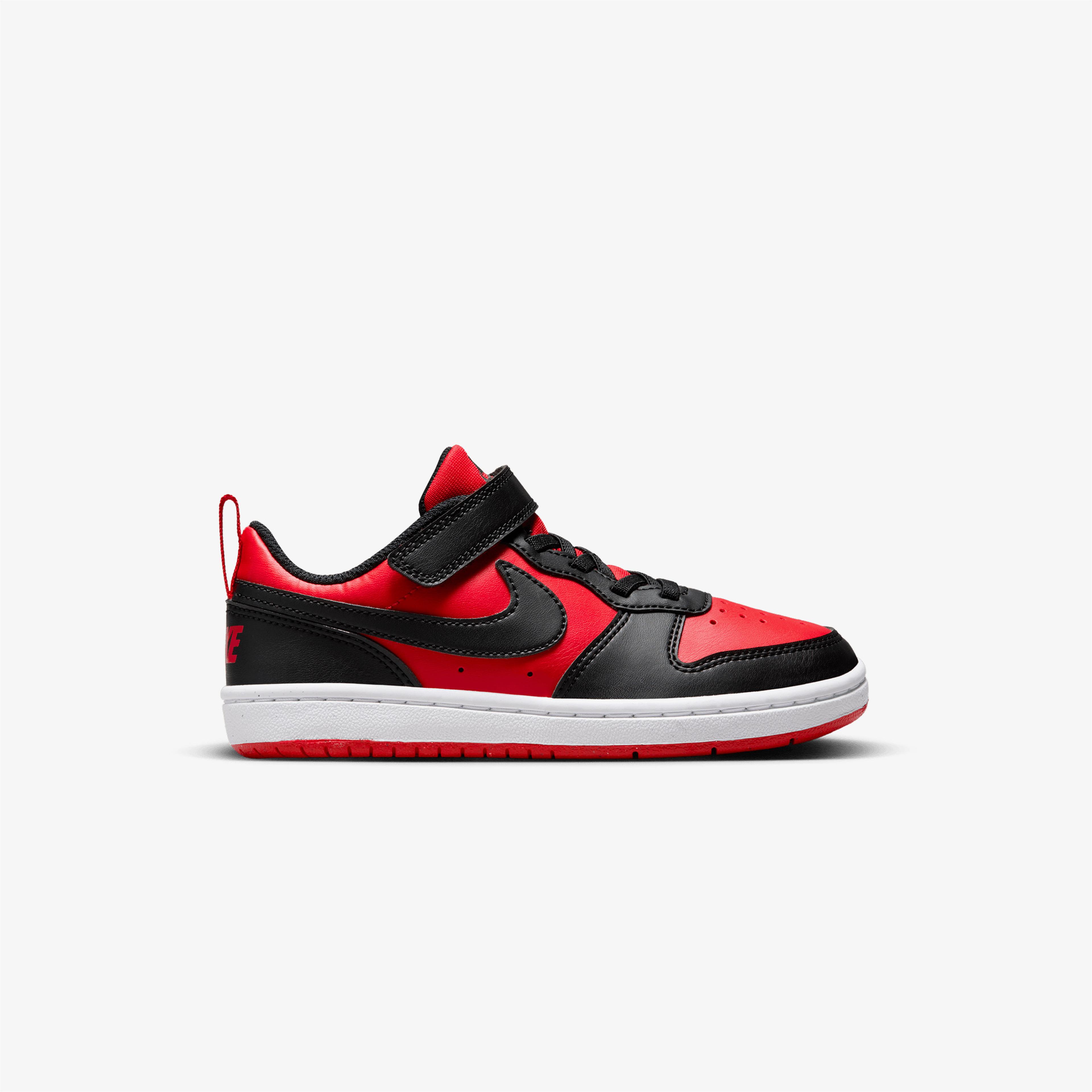 Nike Court Borough Low Recraft Çocuk Kırmızı Sneaker