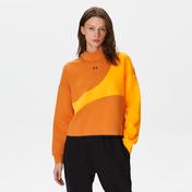 Under Armour Unstoppable Fleece Knit Kadın Turuncu Sweatshirt