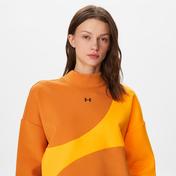 Under Armour Unstoppable Fleece Knit Kadın Turuncu Sweatshirt