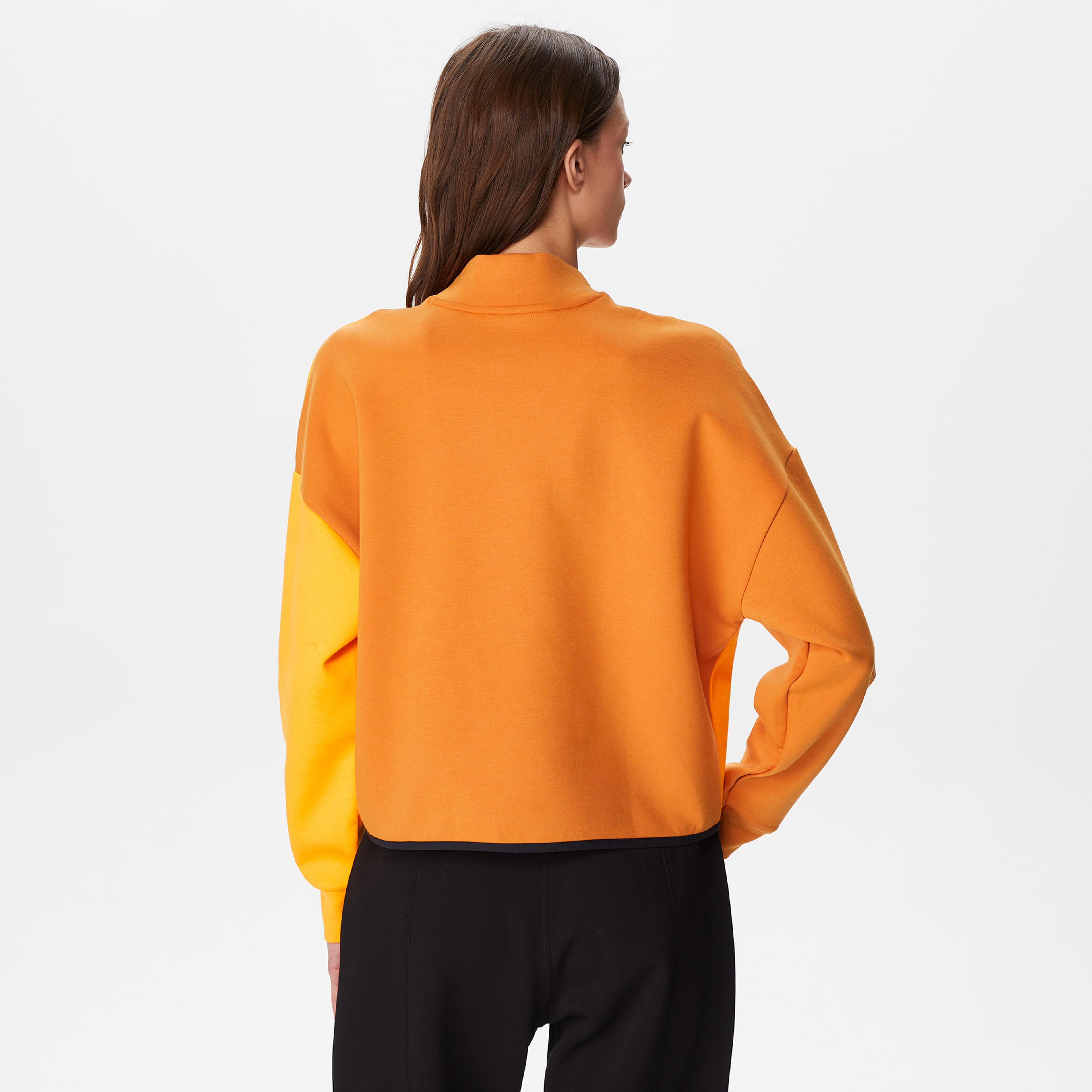 Under Armour Unstoppable Fleece Knit Kadın Turuncu Sweatshirt