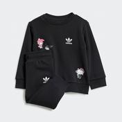 adidas Originals Crew Set Bebek Siyah Eşofman Takımı