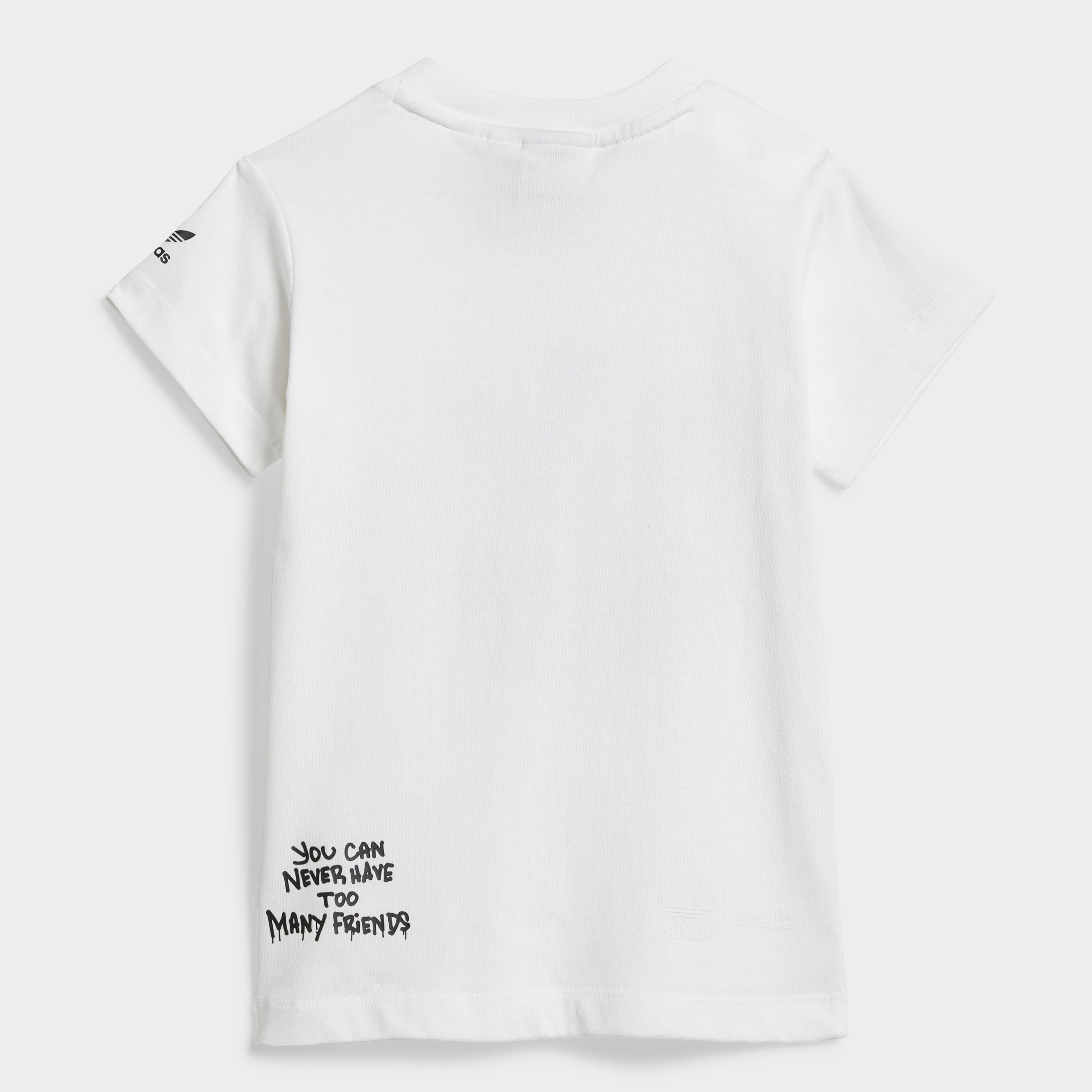 adidas Originals Dress Les Bebek Beyaz T-Shirt Şort Takım