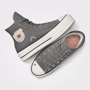 Converse Chuck Taylor All Star Lift Scribble Kadın Mavi/Gri Sneaker