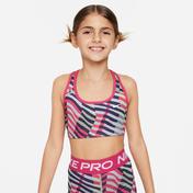 Nike Swoosh Reversible Sports Çocuk Kırmızı Koşu  Bra