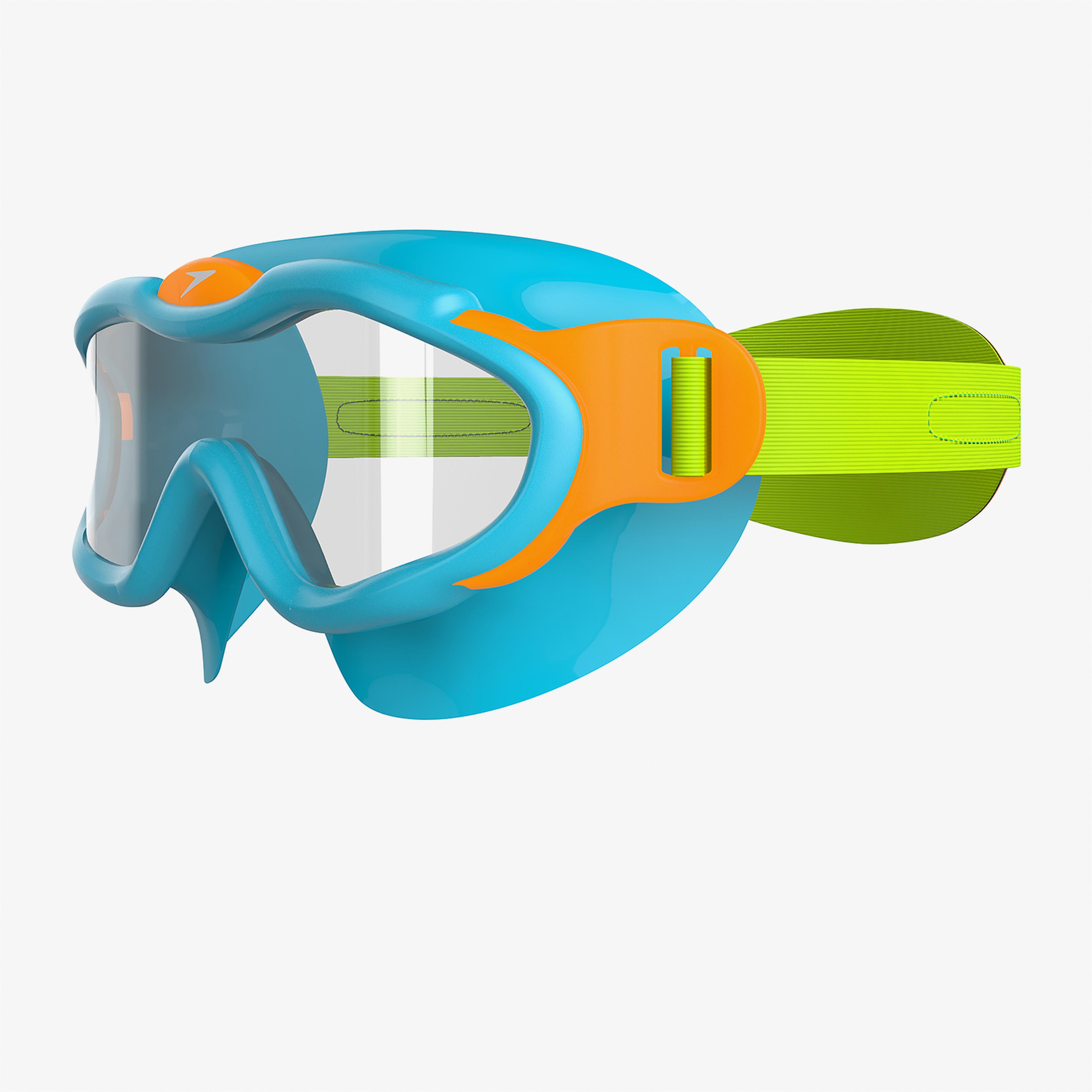 Speedo Sea Squad Mask Çocuk Mavi Yüzücü Gözlüğü
