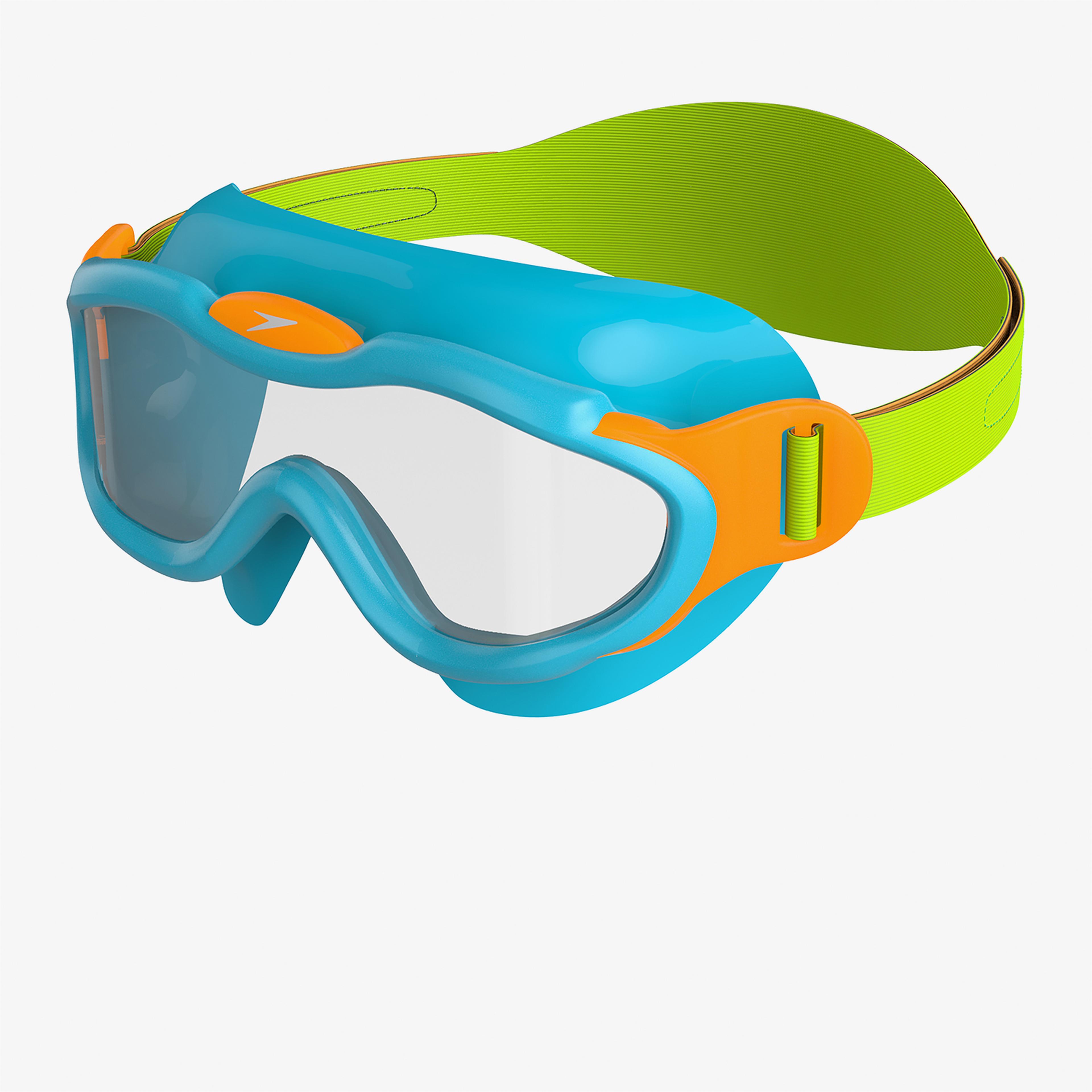Speedo Sea Squad Mask Çocuk Mavi Yüzücü Gözlüğü