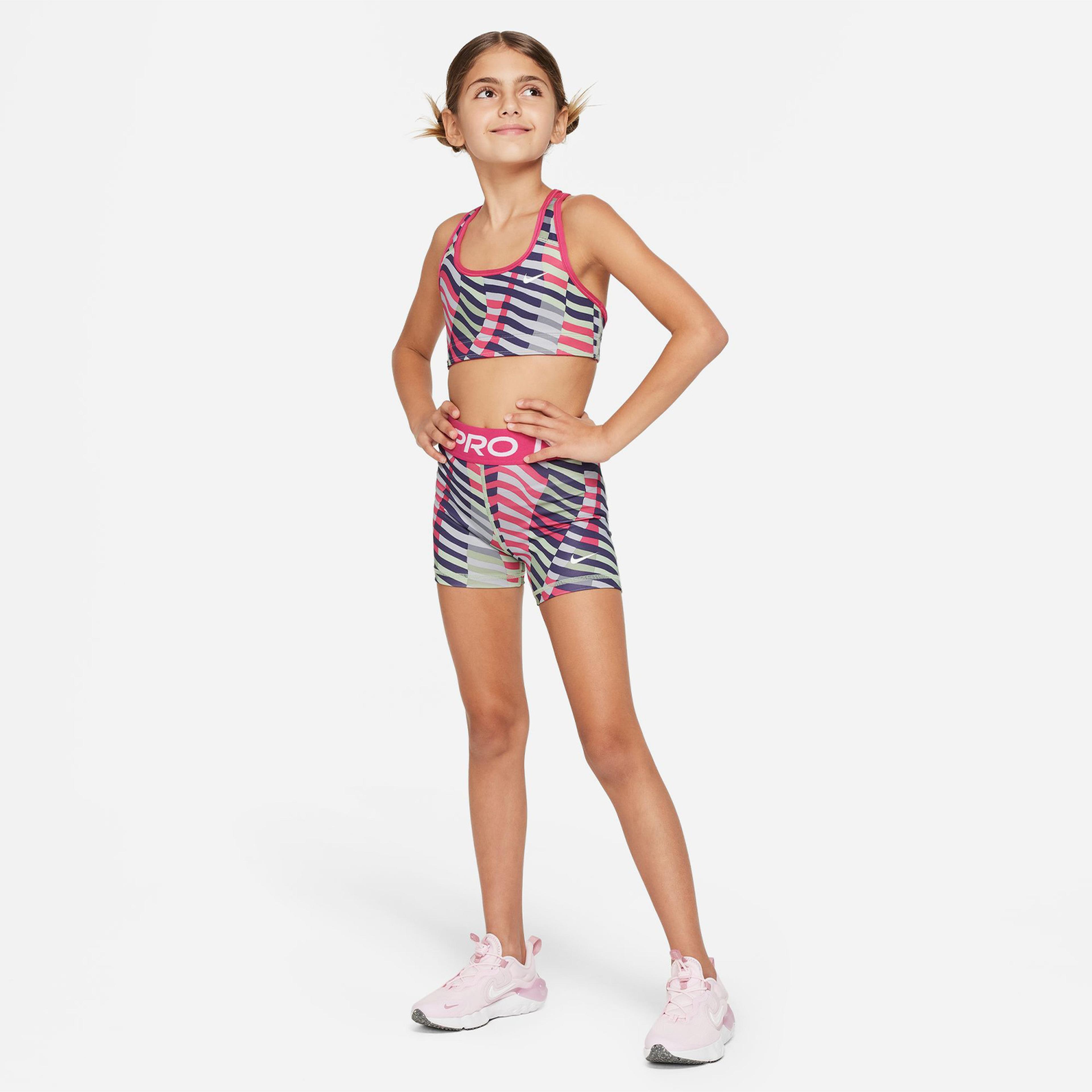 Nike Swoosh Reversible Sports Çocuk Kırmızı Koşu  Bra