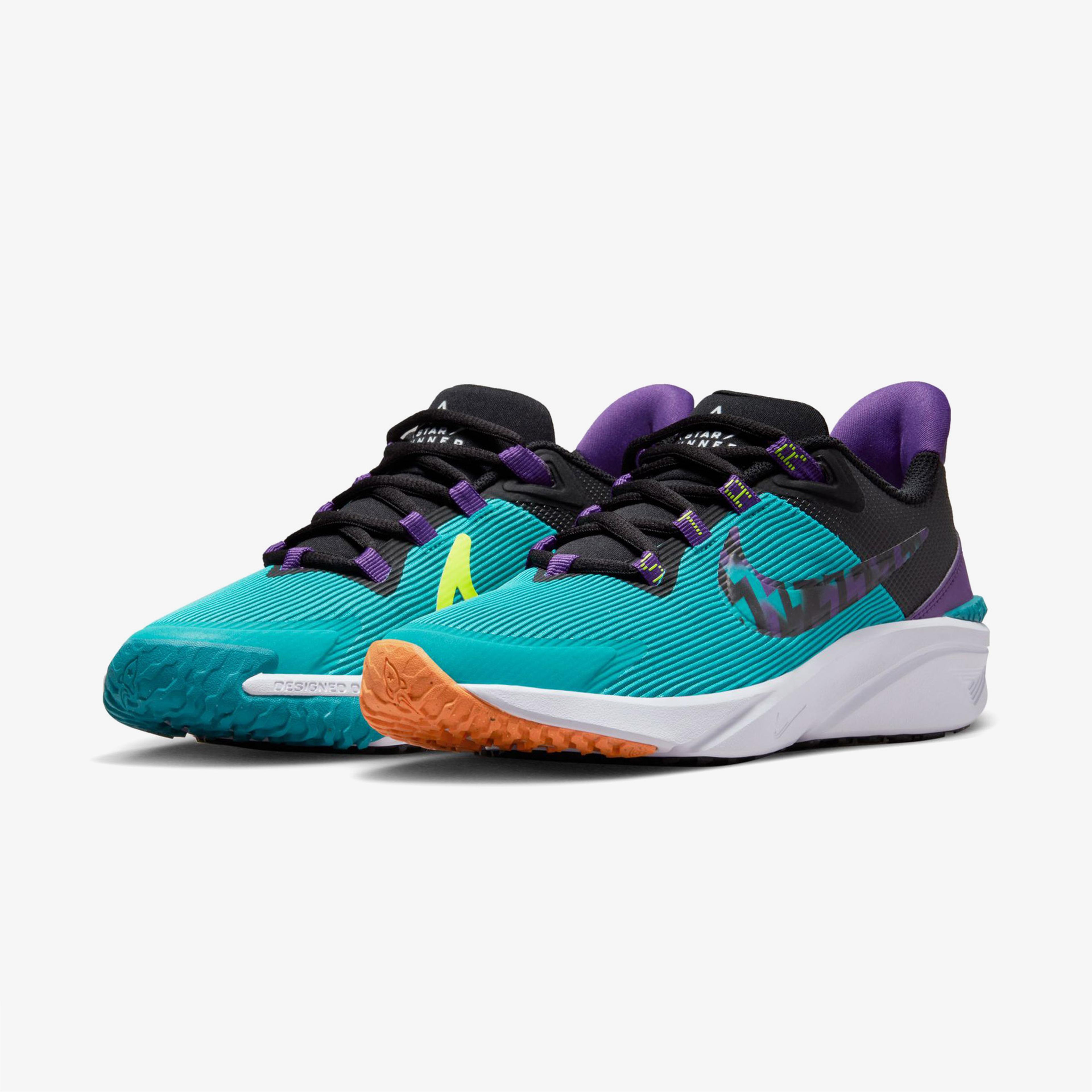 Nike Star Runner 4 Nn Se (Gs) Çocuk Yeşil Koşu Ayakkabısı