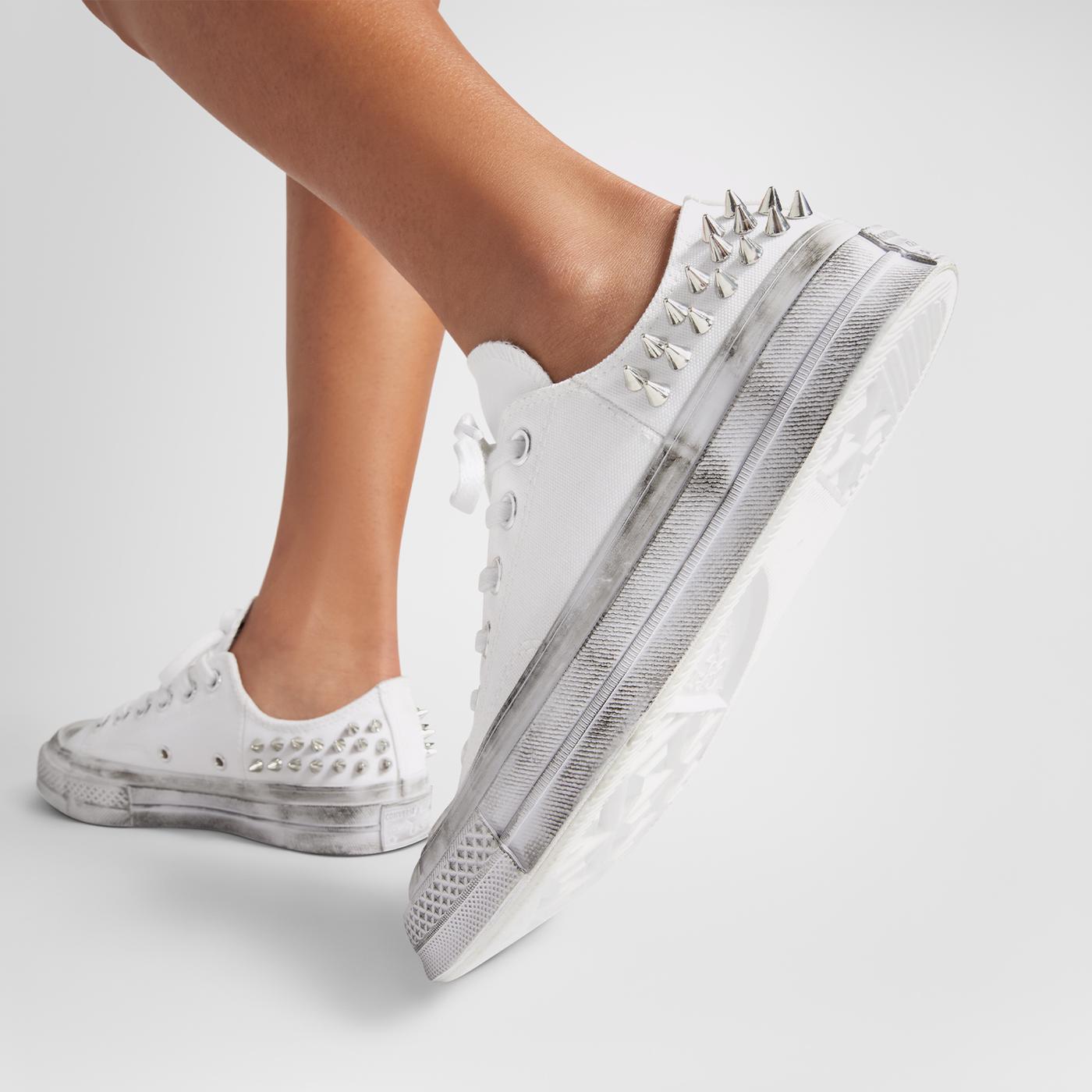 Converse ox studded trainers deals